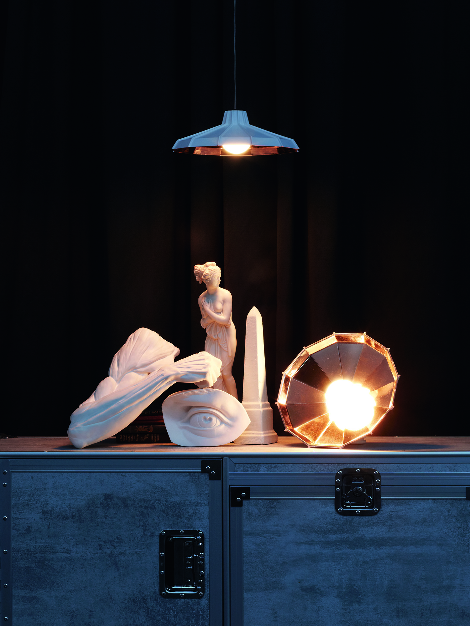 Diesel - MYSTERIO SOSPENSIONE, Lampada a sospensione vintage Unisex in Nero - 3