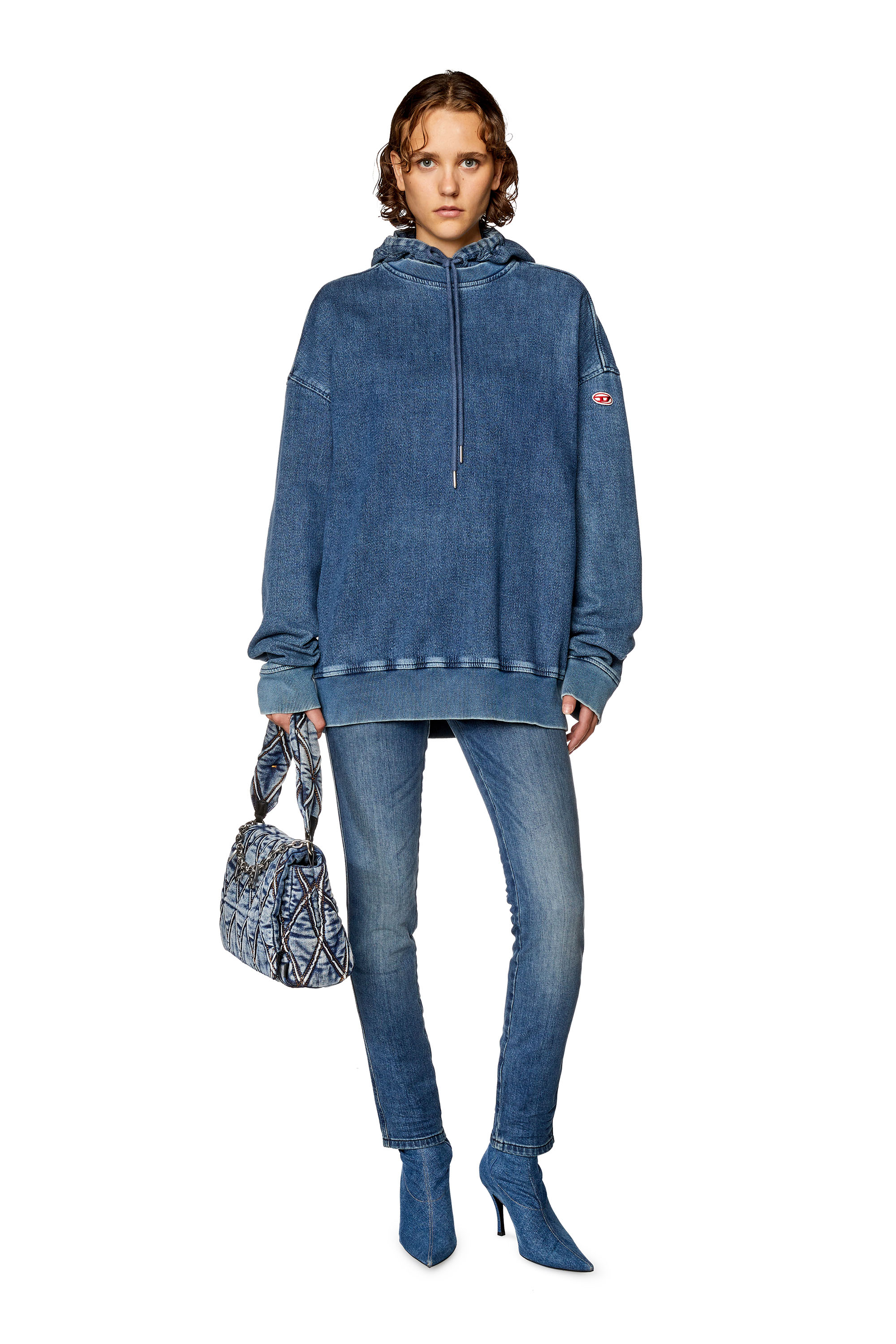 Diesel - 2015 Babhila 0LICM Skinny Jeans, Blu medio - Image 4
