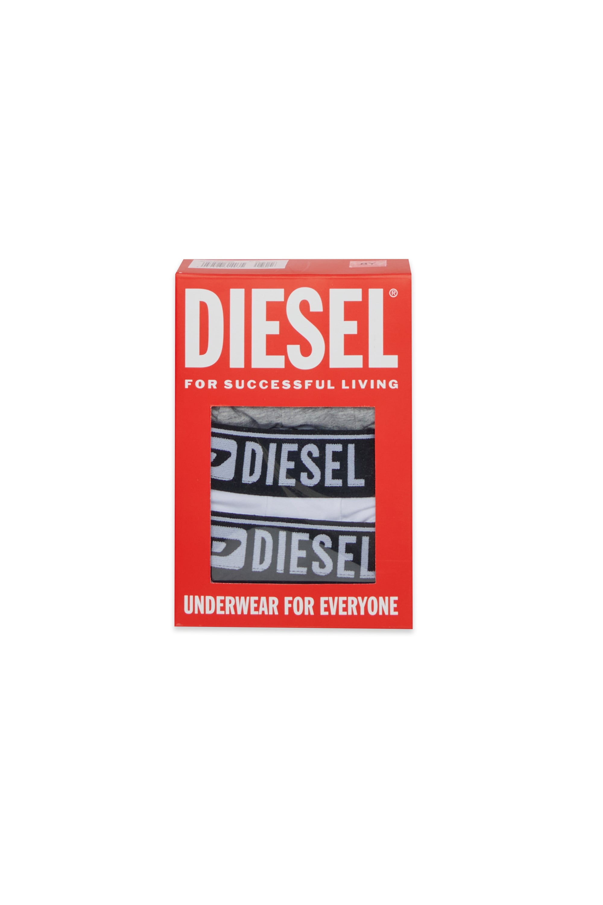 Diesel - UM-UGINTRIPACK-DD, Set da tre paia boxer lungo in cotone stretch Uomo in Multicolor - 3