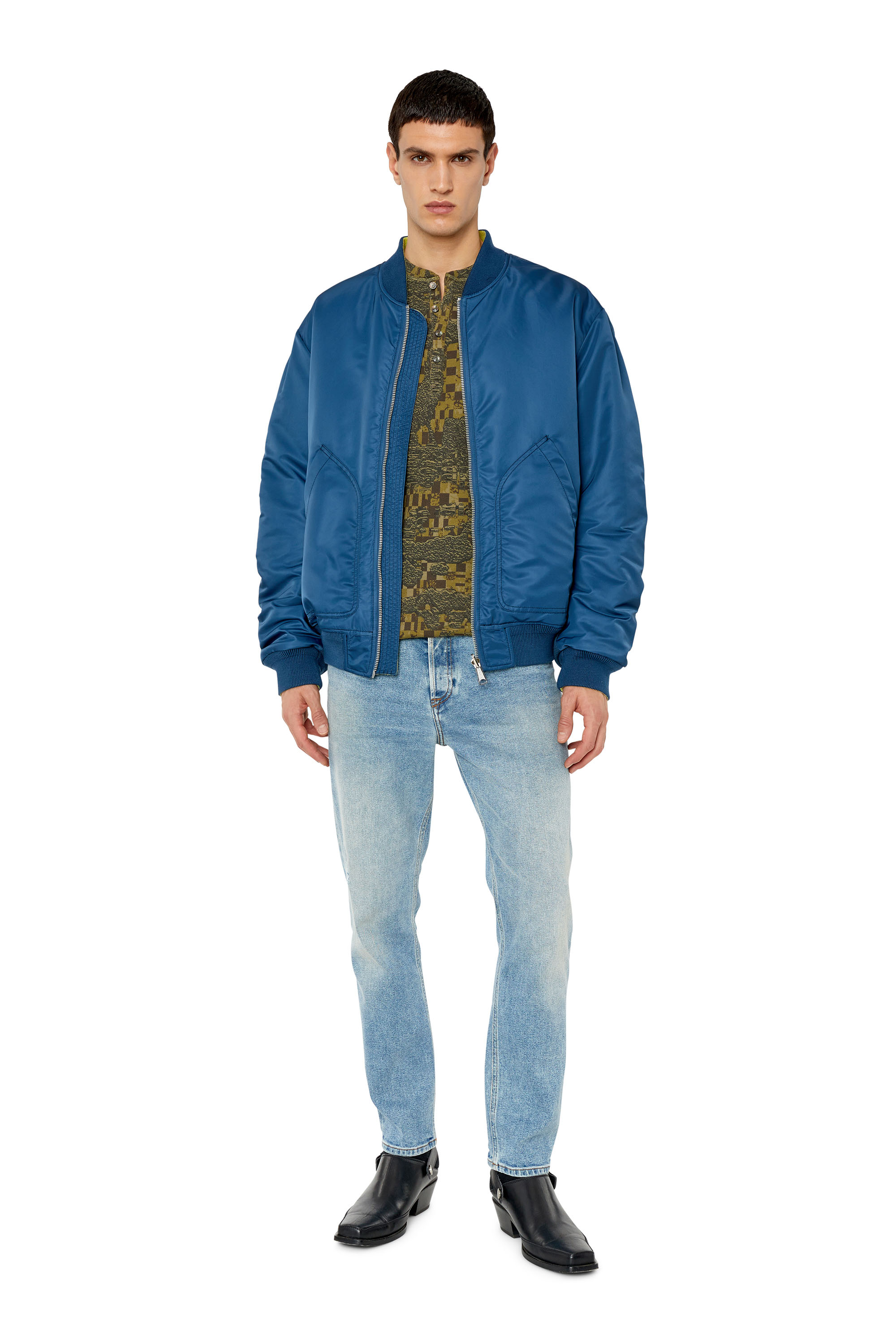 J-MATT Man: Reversible bomber in padded nylon | Diesel J-MATT Man: Reversible bomber in padded nylon | Diesel