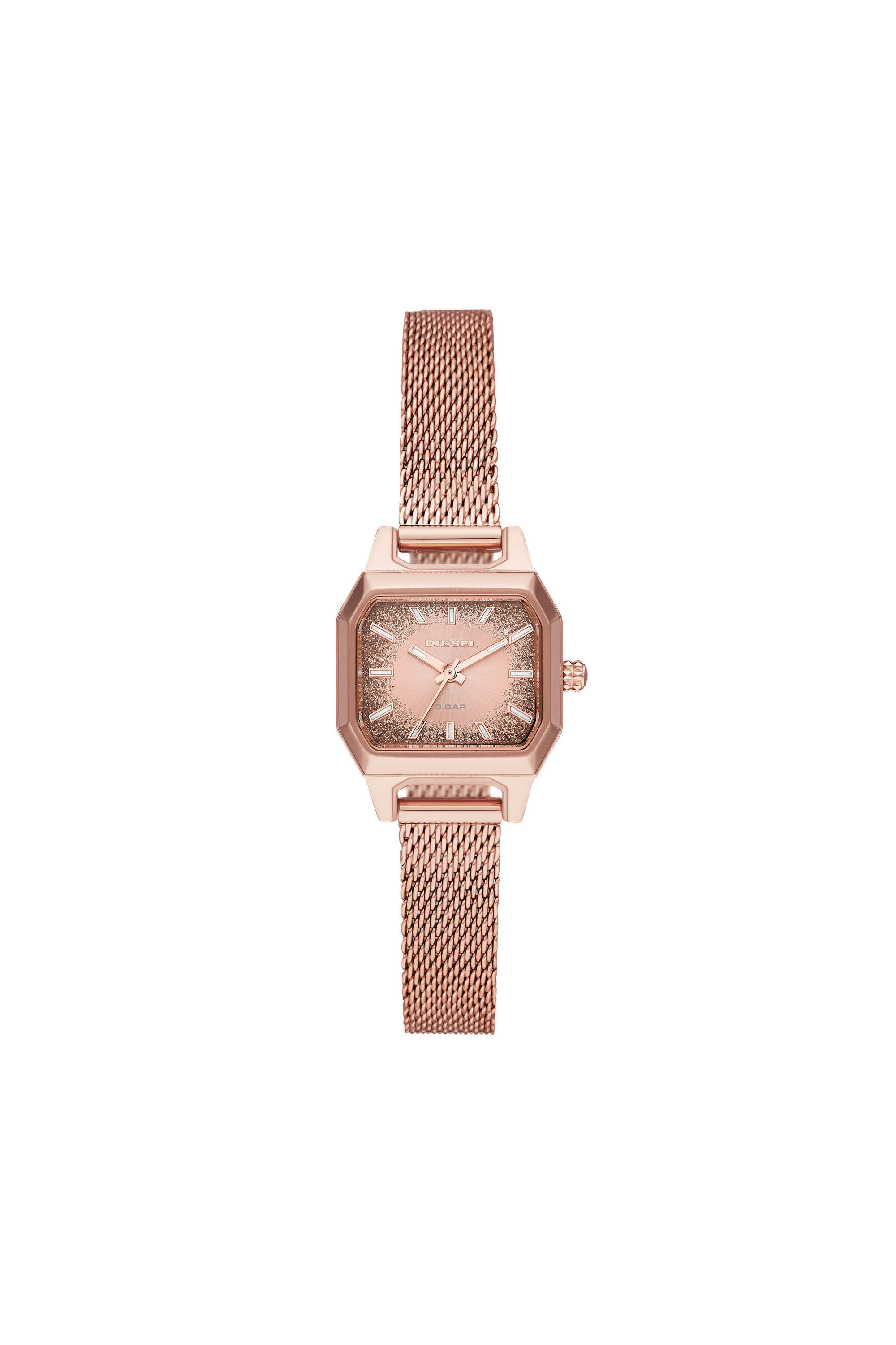 Diesel - DZ5593, Orologio Callie con tre lancette in acciaio inossidabile color oro rosa Donna in Rosa - 1