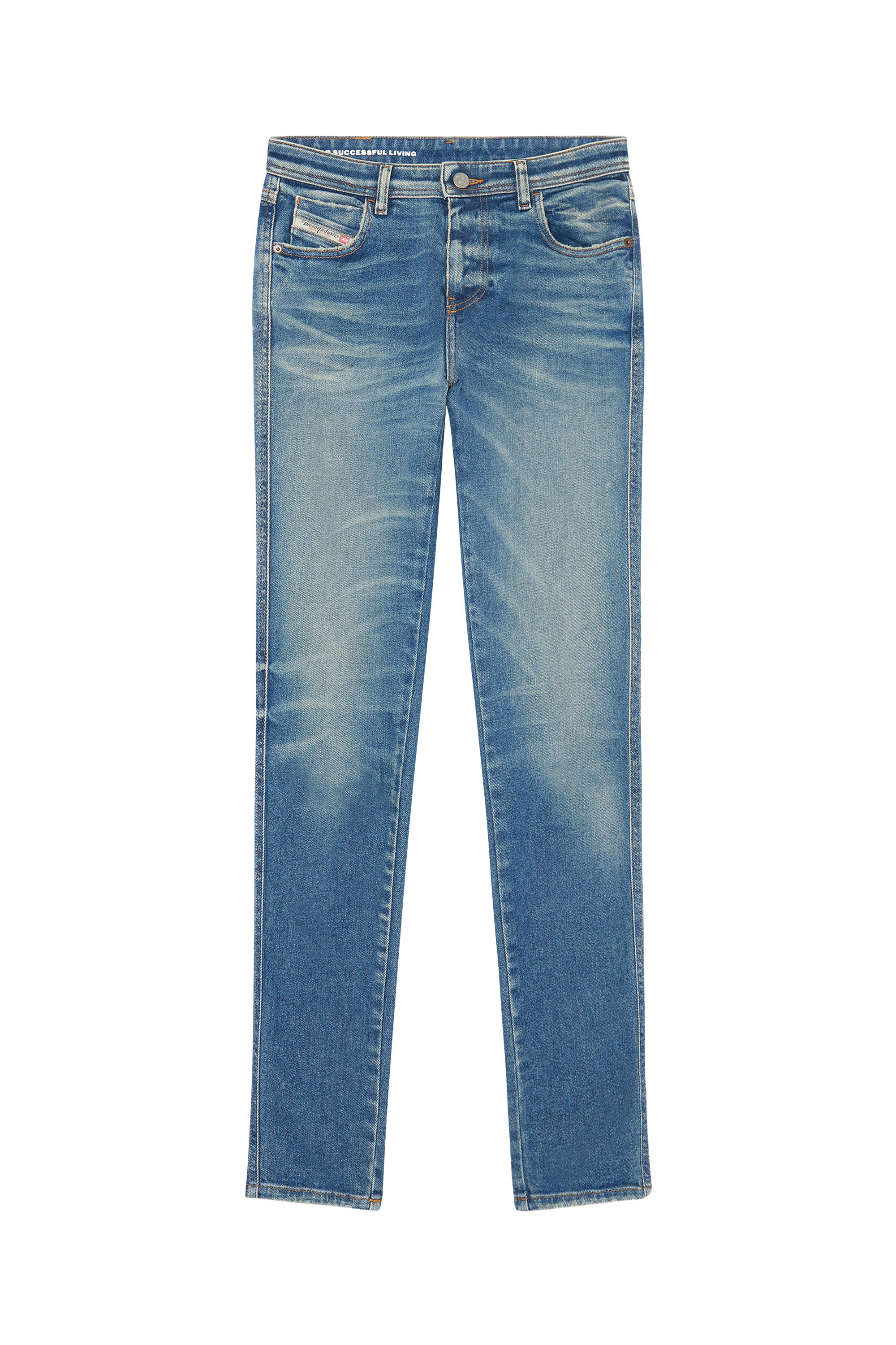 Diesel - 2015 Babhila 09E88 Skinny Jeans, Blu medio - Image 5