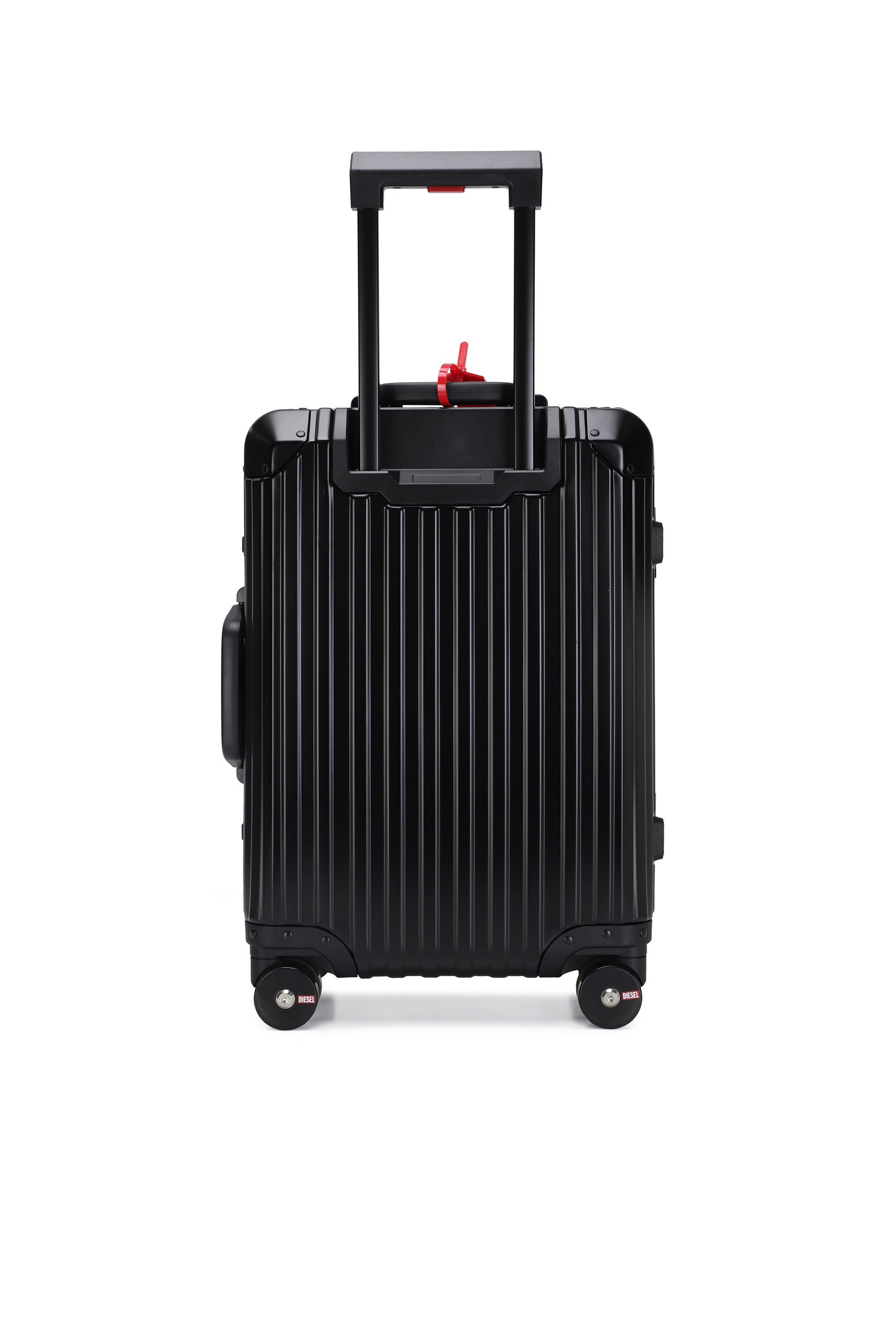 Diesel - DIESEL ALUMINUM TROLLEY- DSL002, Valigia in alluminio taglia S Unisex in Nero - 2
