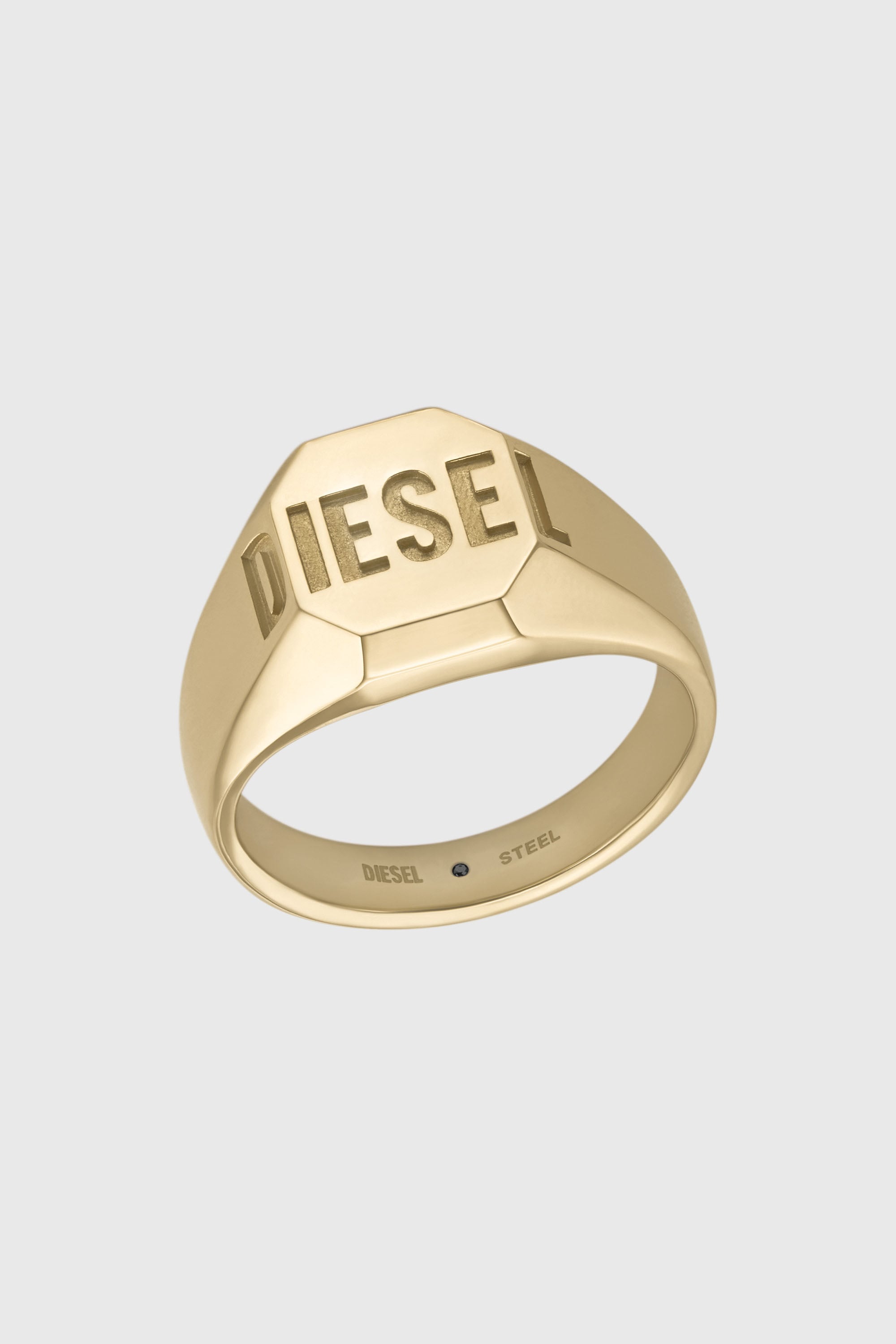 Diesel - DX1742710, Anello chevalier finitura oro Unisex in Oro - 1