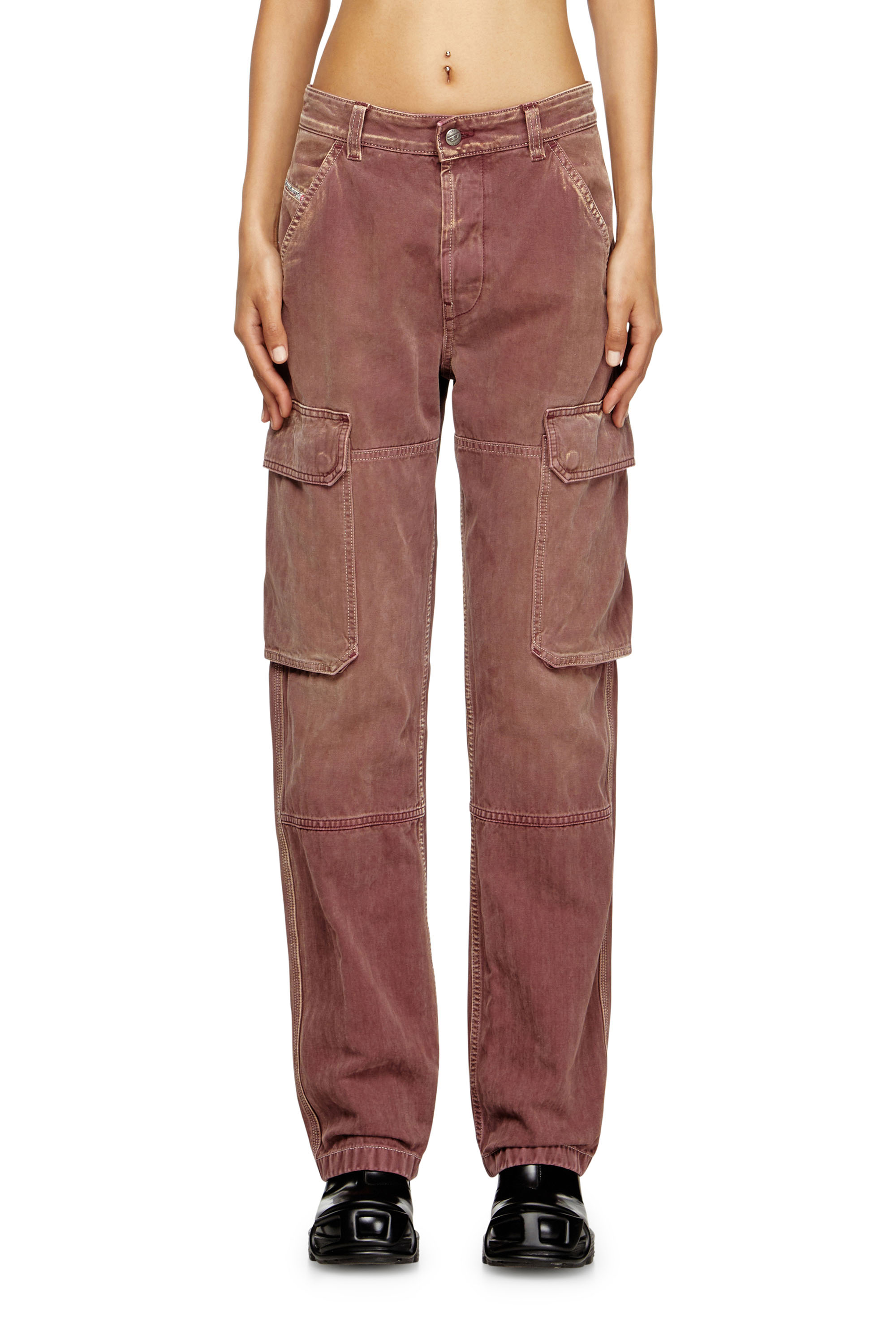 Diesel - Regular Jeans D-Pot 09M93 Donna, Marrone - Image 3