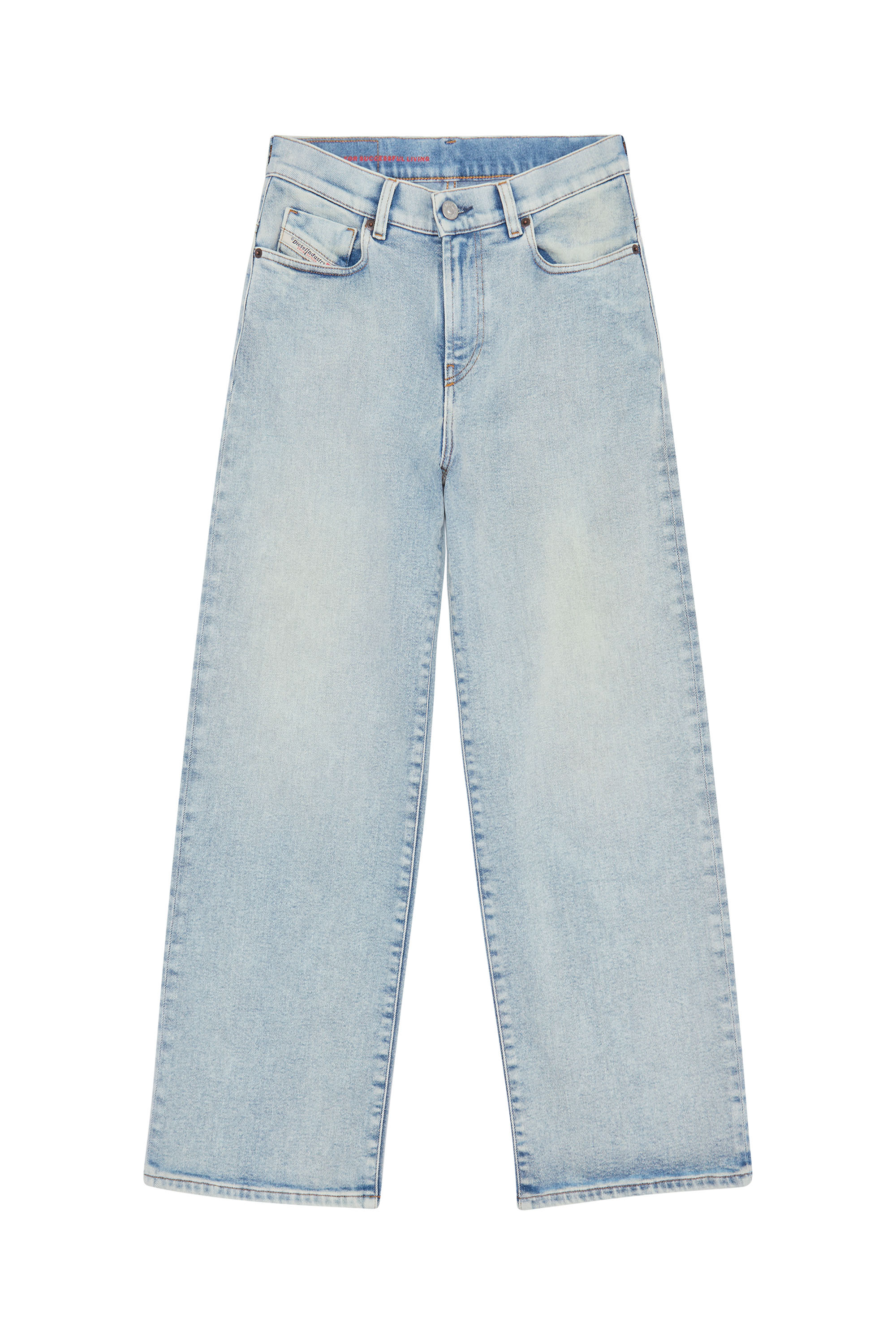 Diesel - 2000 09C08 Bootcut and Flare Jeans, Blu Chiaro - Image 6