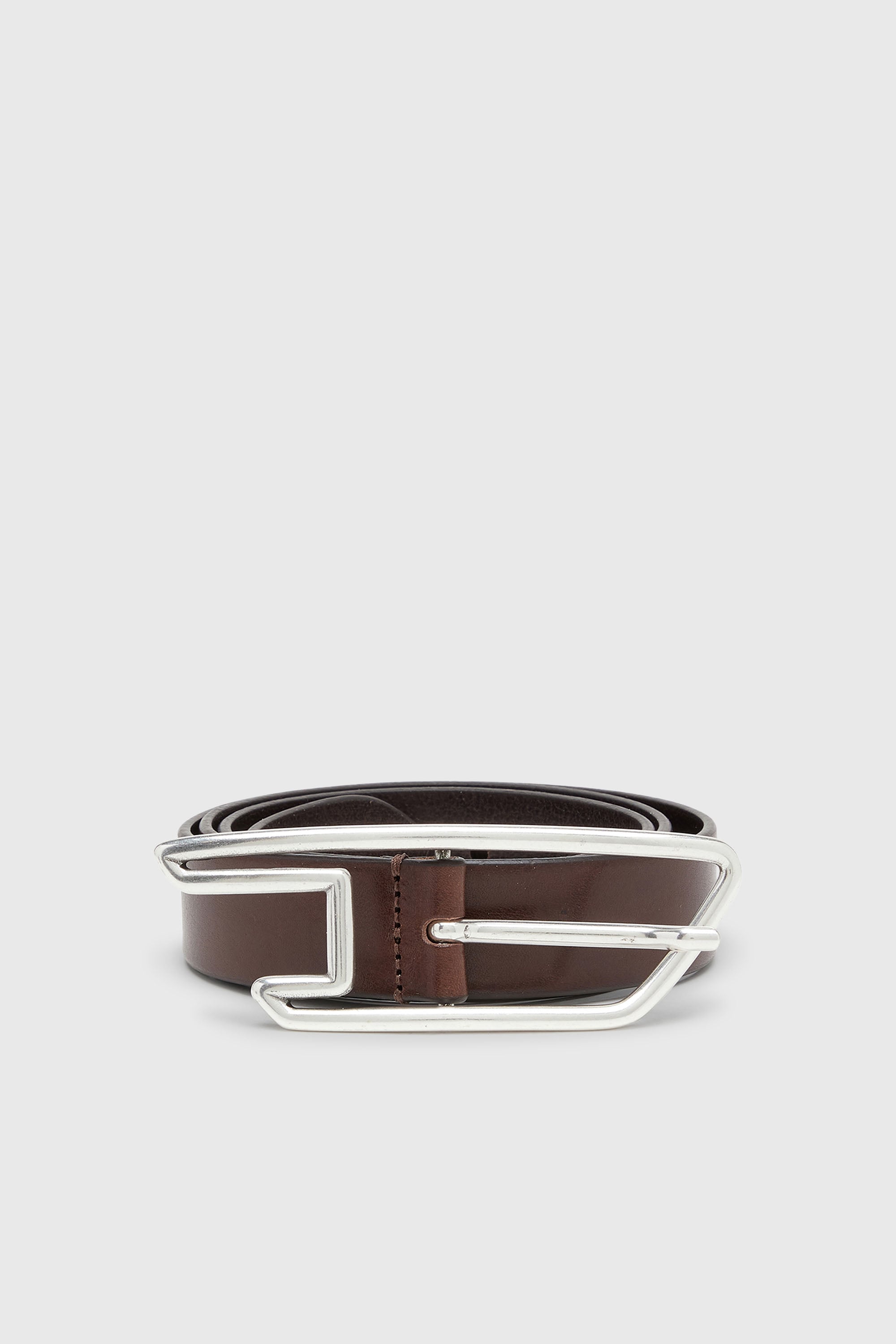 Diesel - B-D LINE 30, Cintura 3 cm in pelle con fibbia a D Unisex in Marrone - 1