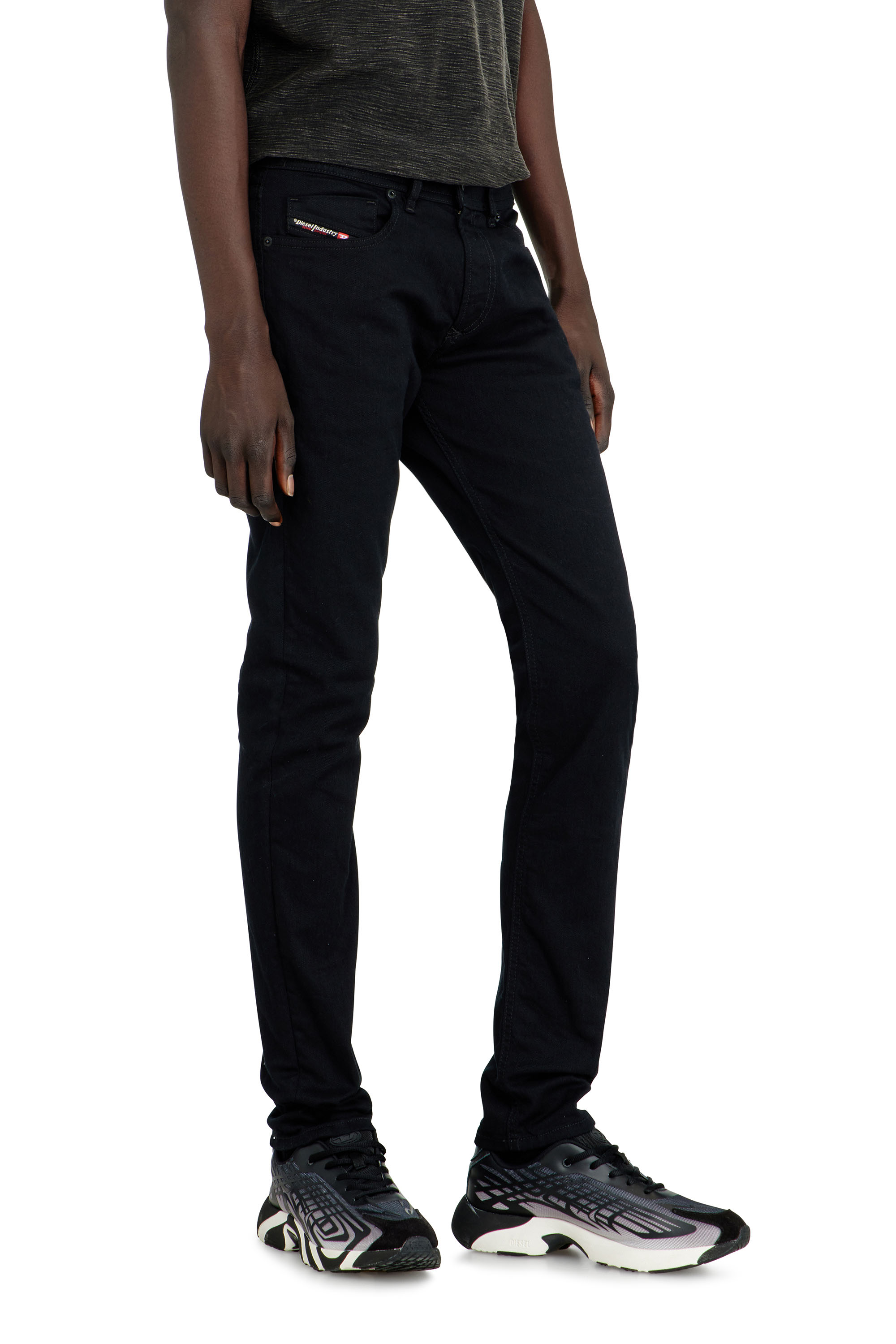 Diesel - Skinny Jeans 1979 Sleenker 09C51 Uomo, Nero/Grigio scuro - Image 7