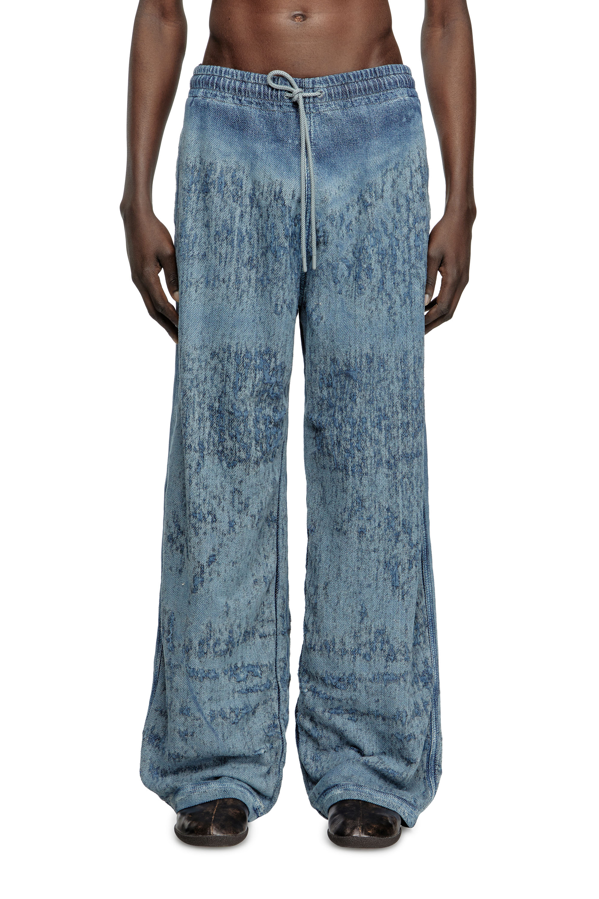 Diesel - Relaxed Jeans D-Enimos 068RQ Uomo, Blu medio - Image 2