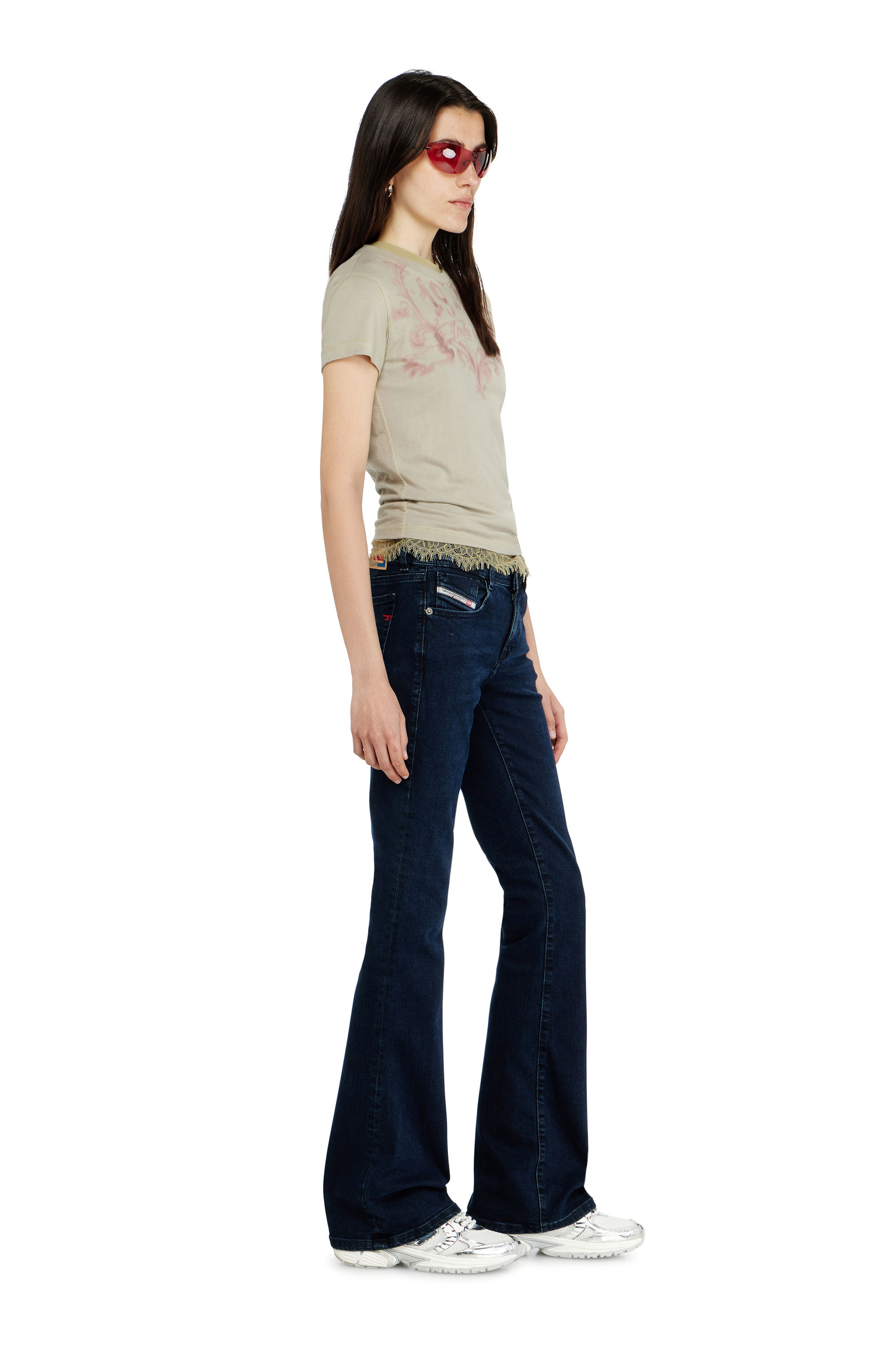 Diesel - Bootcut Jeans 1969 D-Ebbey 0KBBG Donna, Blu Scuro - Image 2