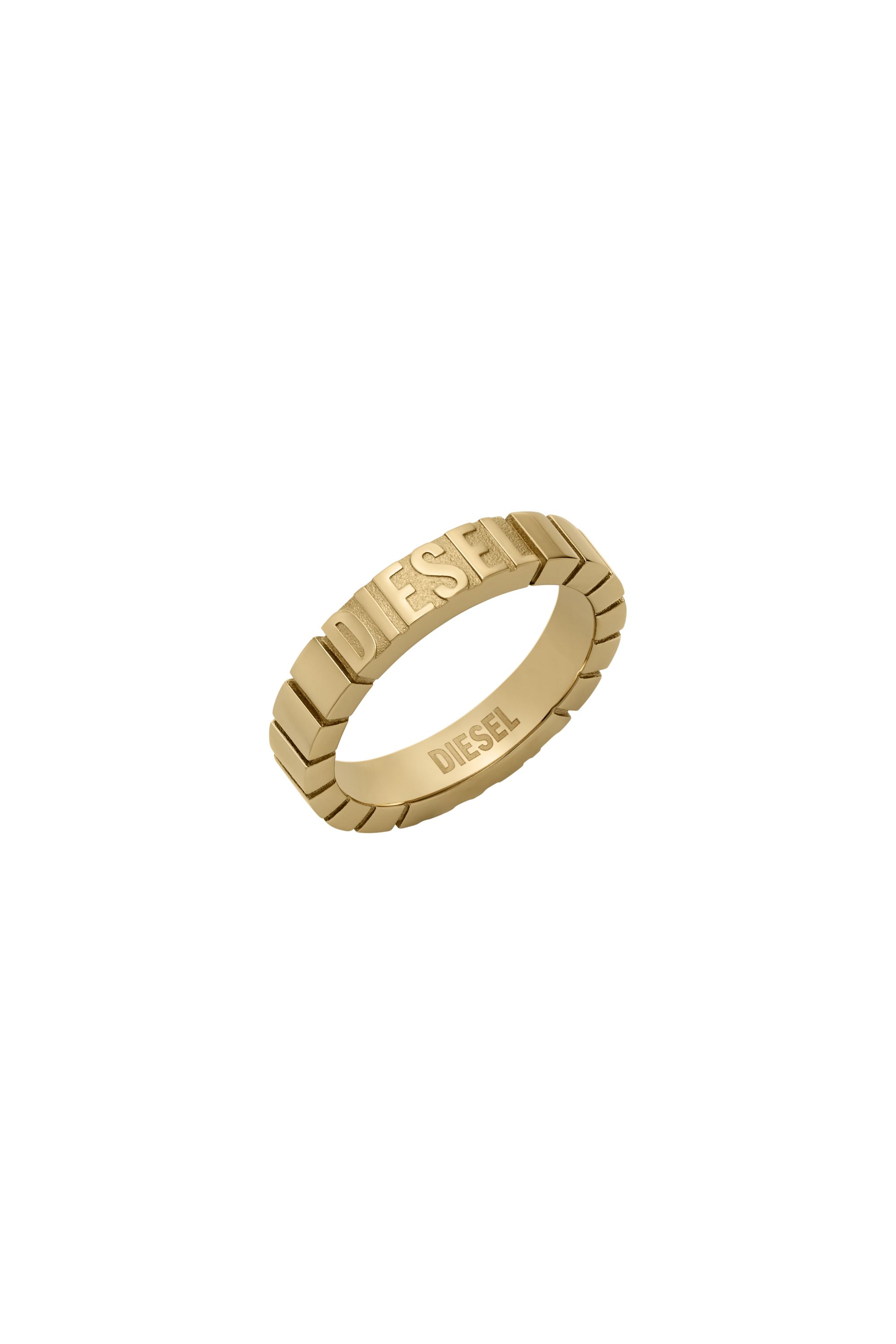 Diesel - DX1613710, Anello in acciaio inossidabile Unisex in Oro - 1