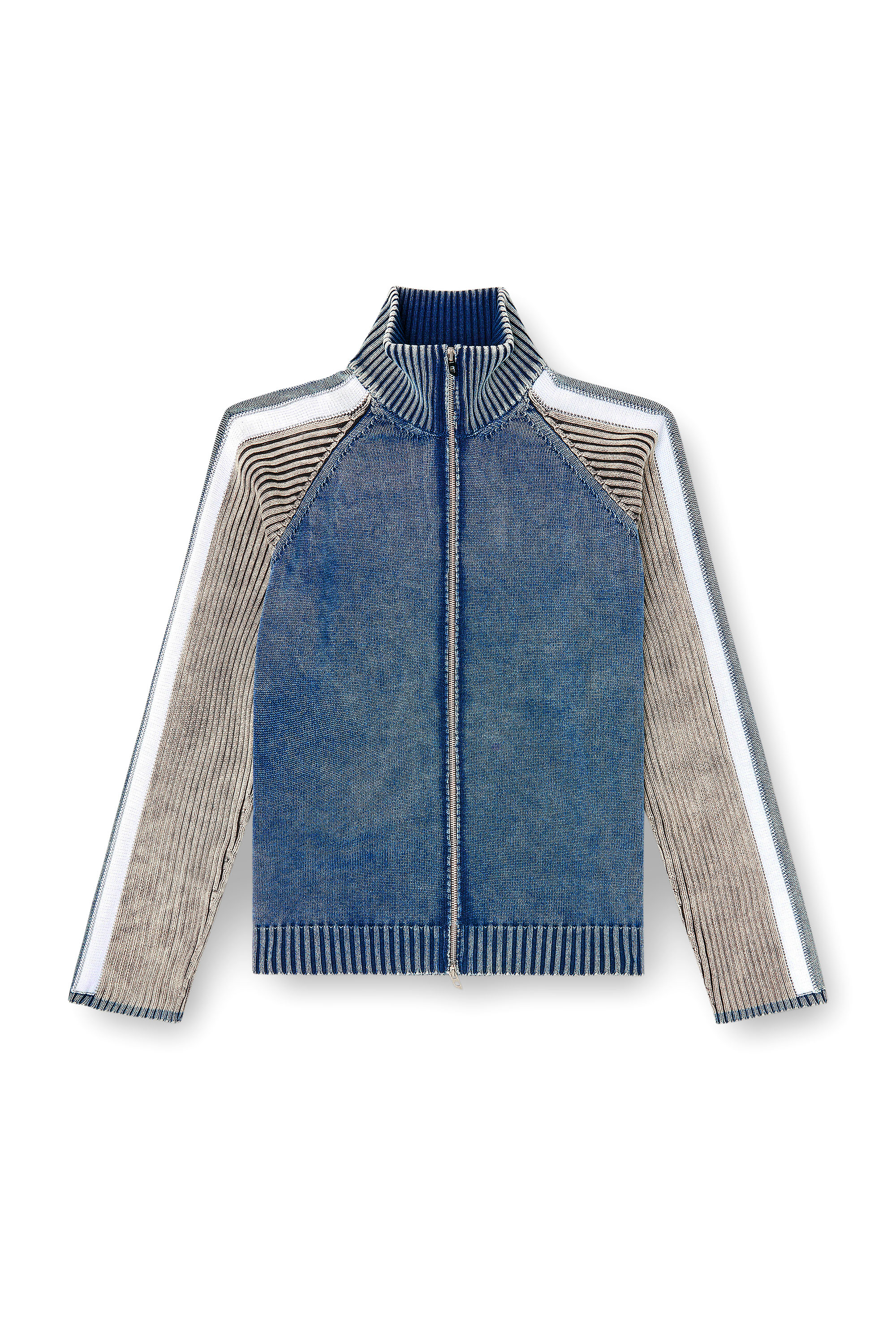 Diesel - K-HERONIMO, Cardigan con zip e bande sportive Uomo in ToBeDefined - 3