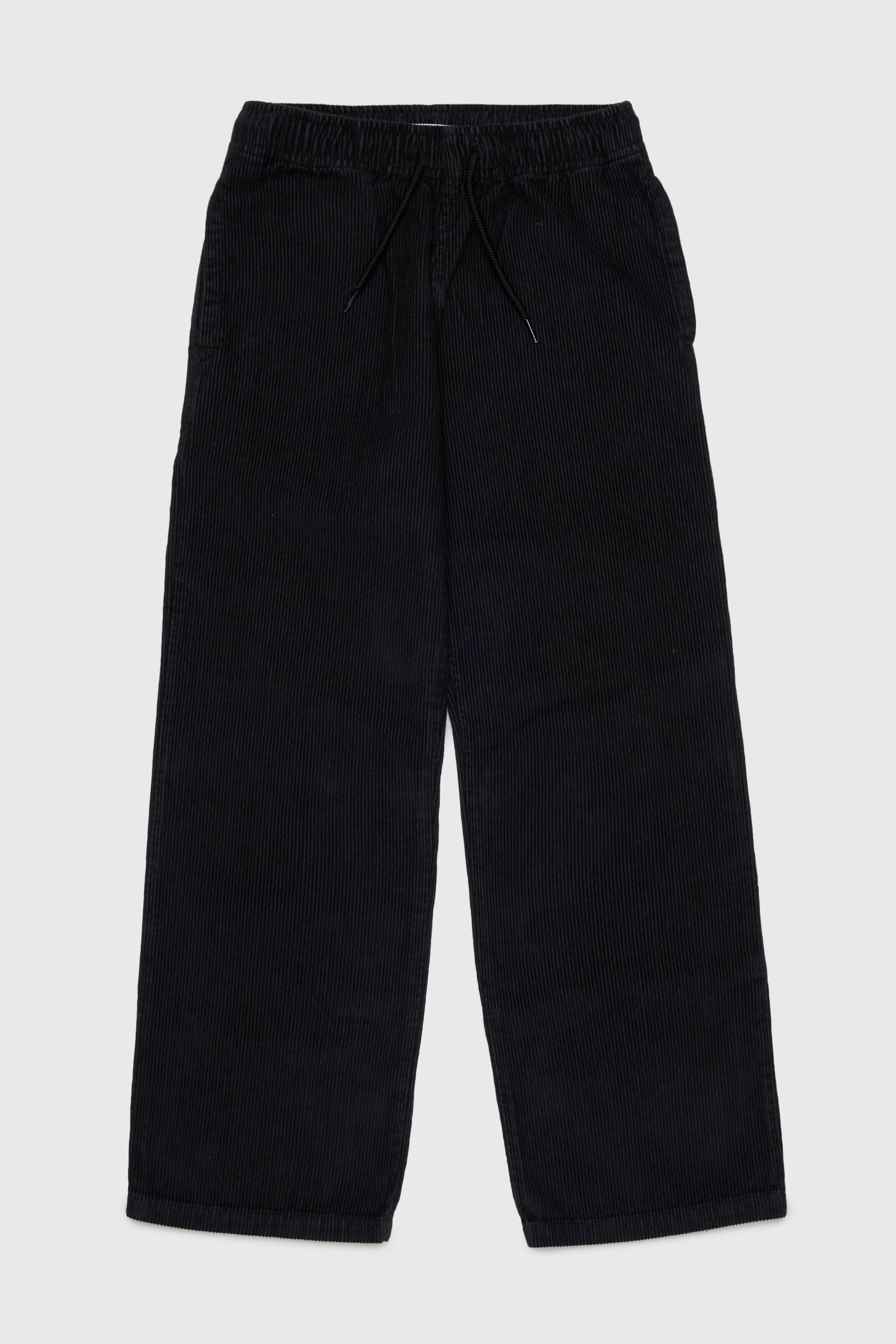 Diesel - PMILL, Pantaloni in velluto a coste con vita regolabile tramite coulisse Uomo in Nero - 1