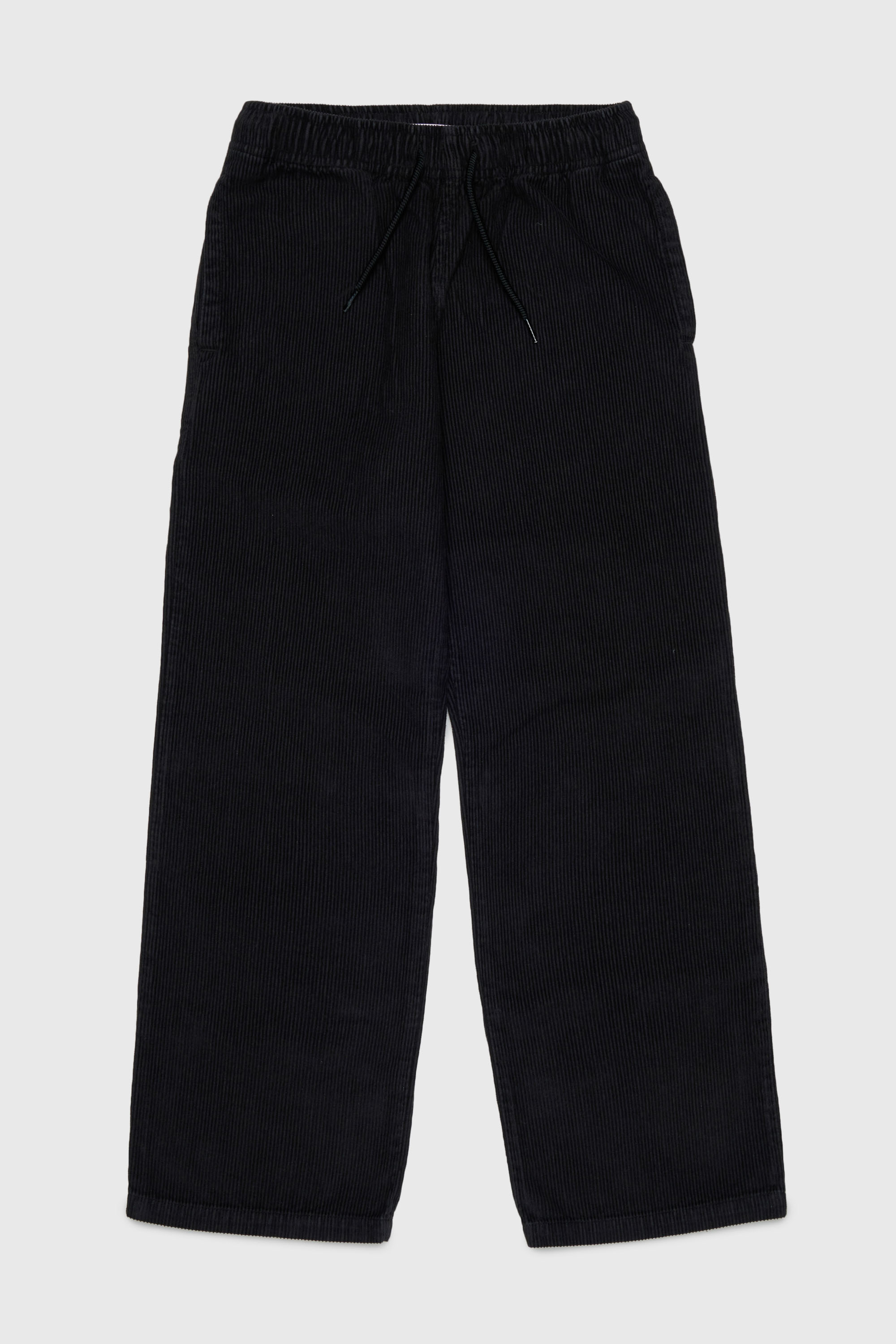 Diesel - PMILL, Pantaloni in velluto a coste con vita regolabile tramite coulisse Uomo in Nero - 1