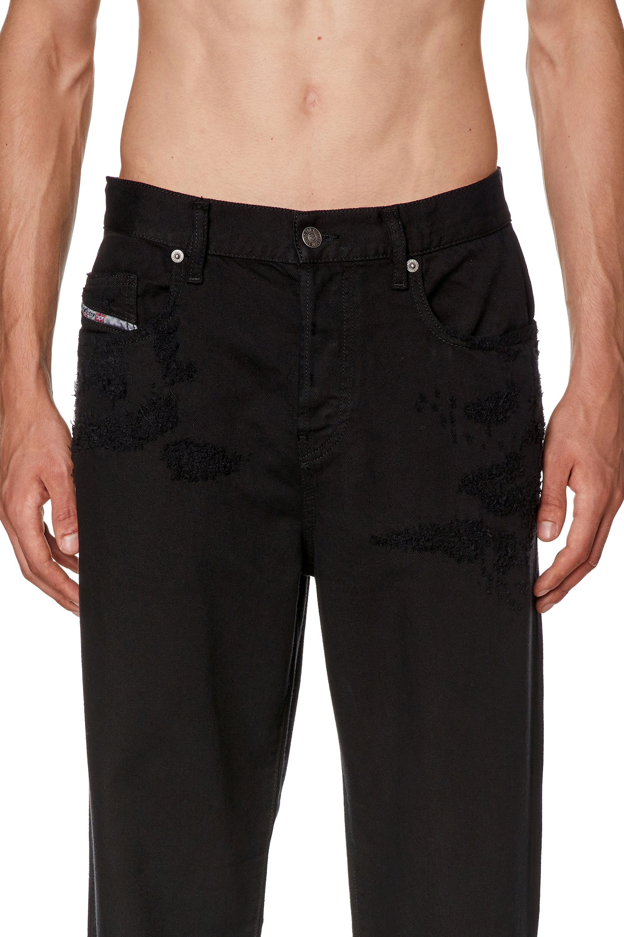 Diesel - Straight Jeans 2020 D-Viker 068HJ, Nero/Grigio scuro - Image 3
