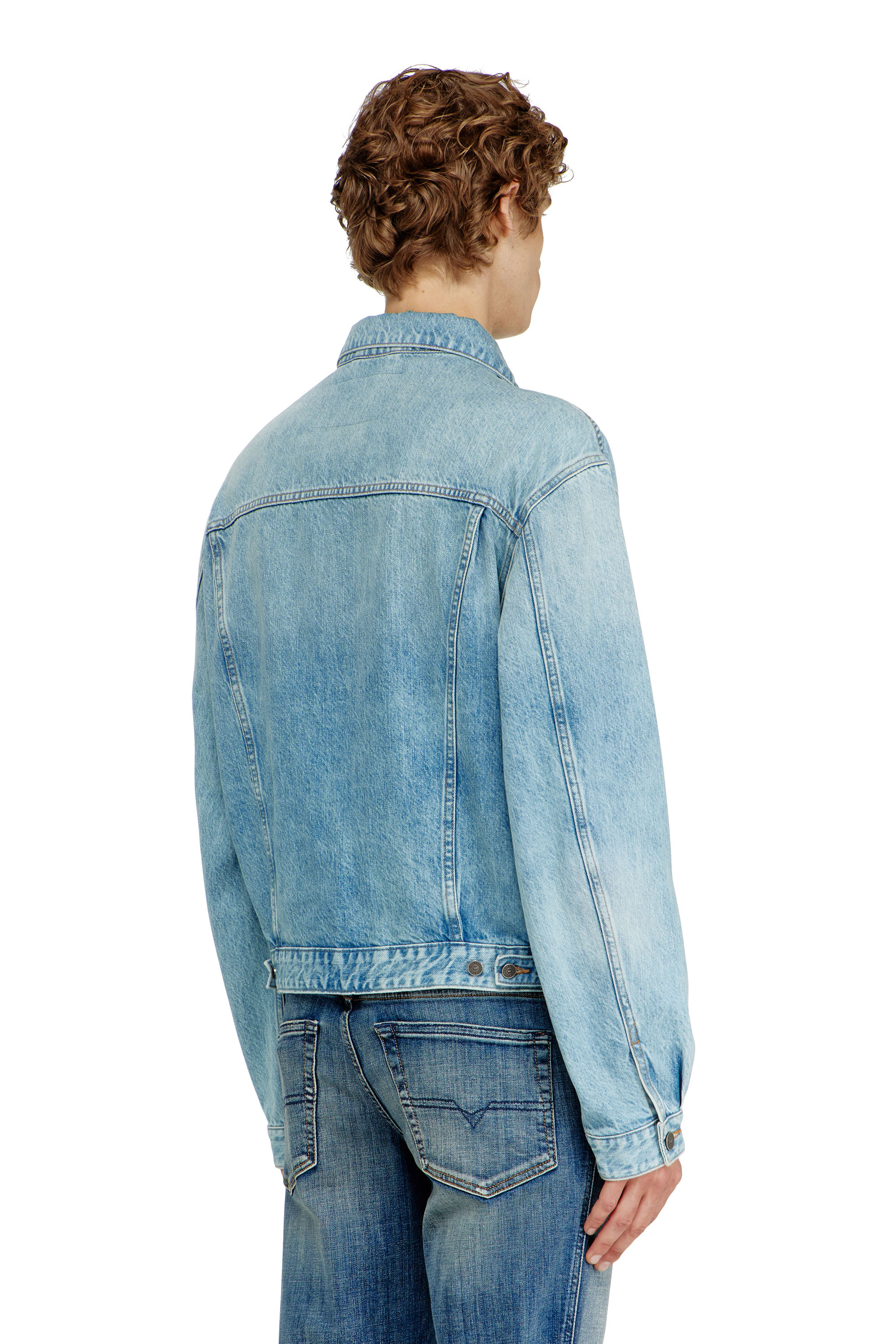 Diesel - D-RANGER, Giacca trucker in denim Unisex in Blu - 4