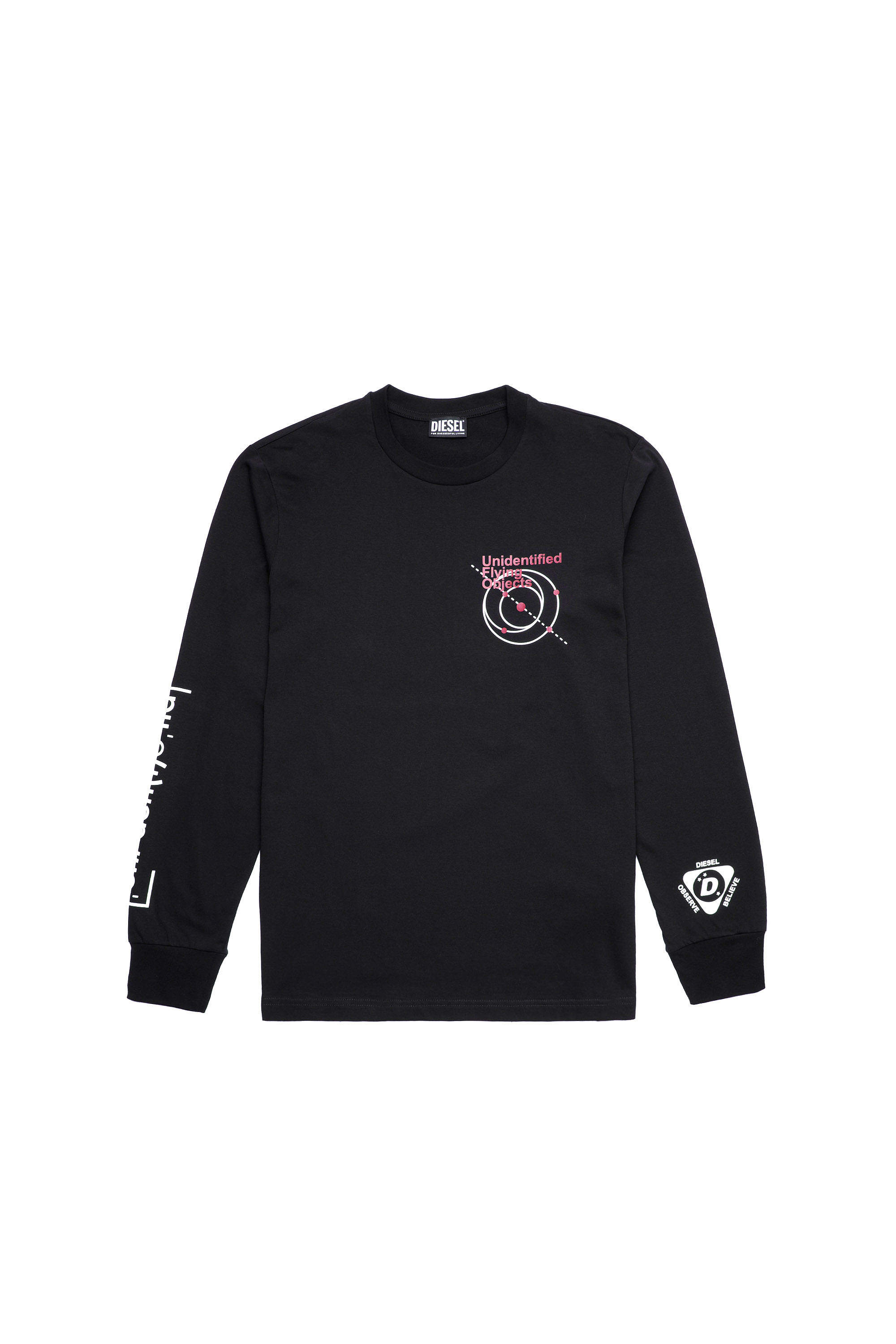 T-JUST-LS-B52, Nero - T-Shirts