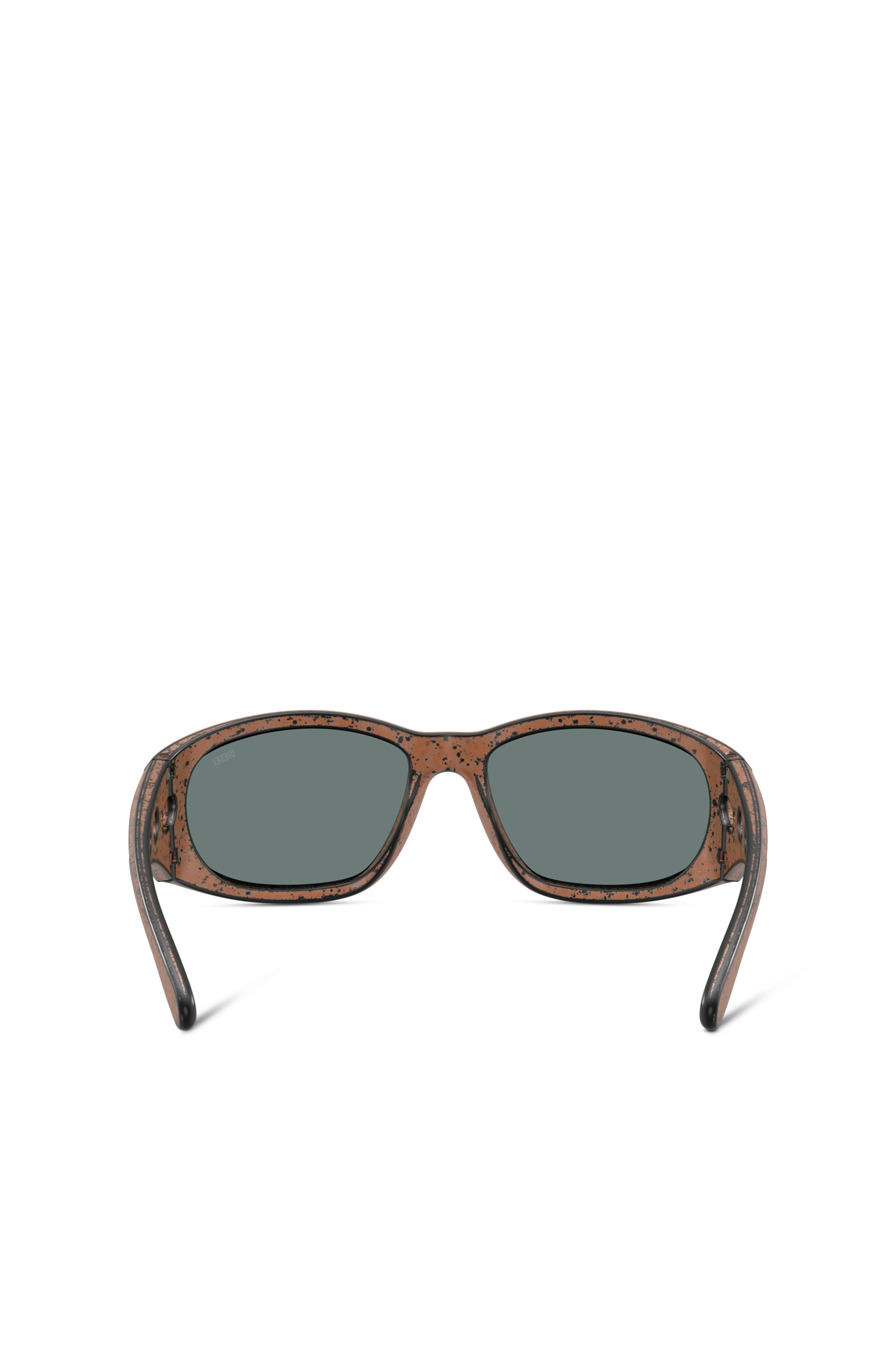Diesel - 0DL3012U, Occhiali da sole rettangolari Unisex in Marrone - 4