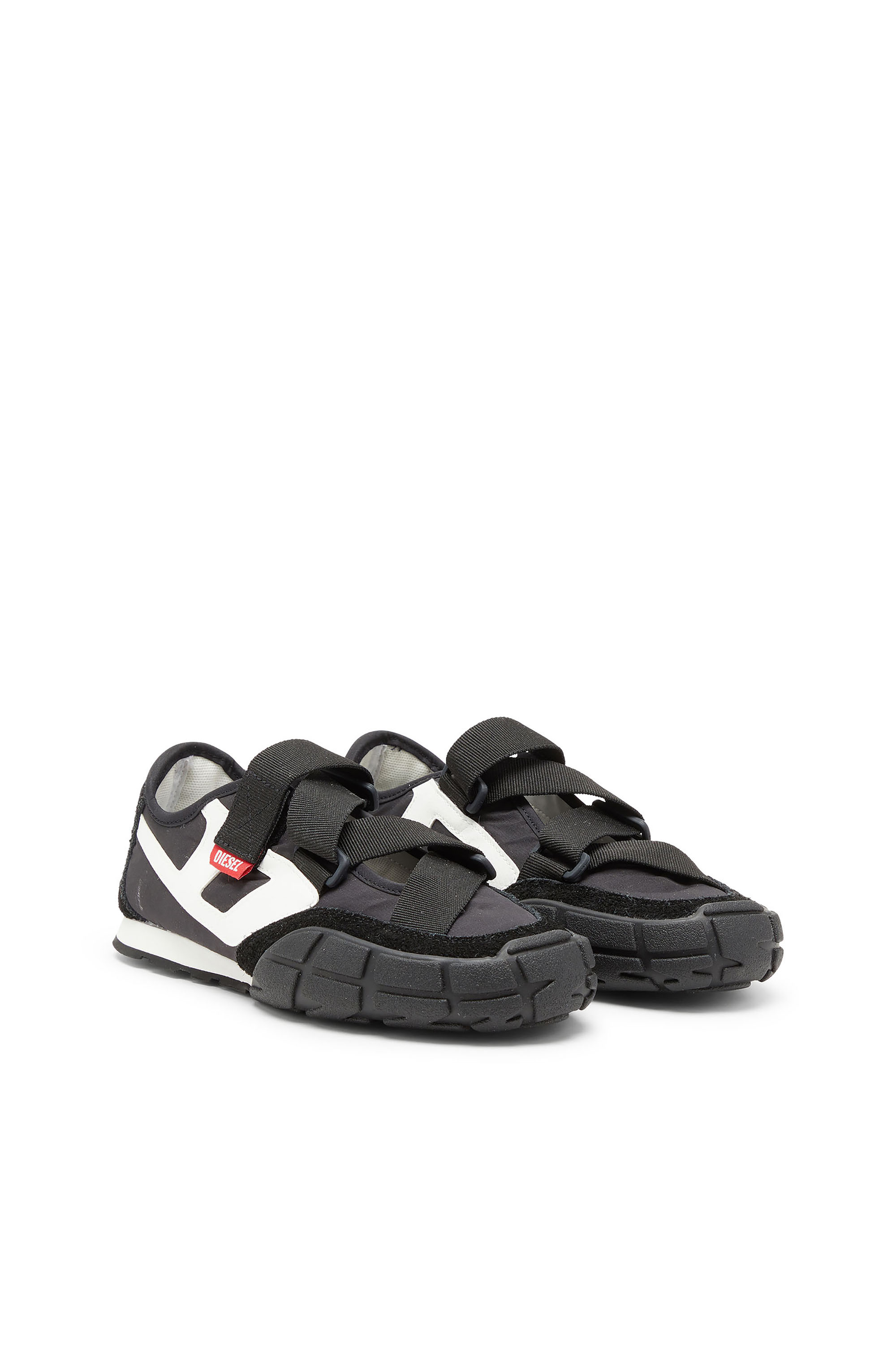 Diesel - S-PAGODHA SLIP-ON W, S-Pagodha-Sneaker in ripstop senza linguetta Donna in Nero - 4