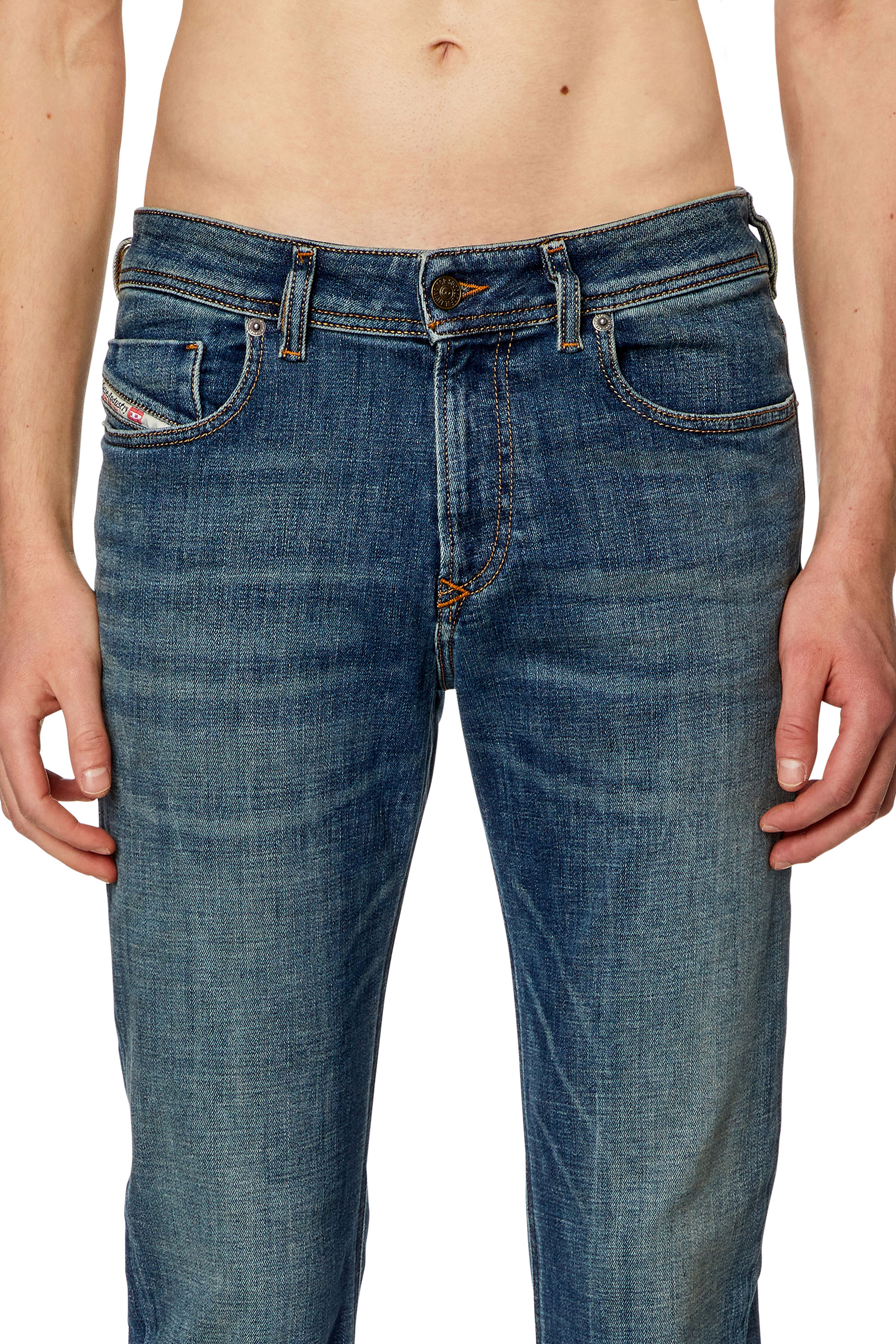 Skinny Jeans 1979 Sleenker 09H67, Blu Scuro Diesel - Skinny Jeans 1979 Sleenker 09H67 Uomo, Blu Scuro - Image 5