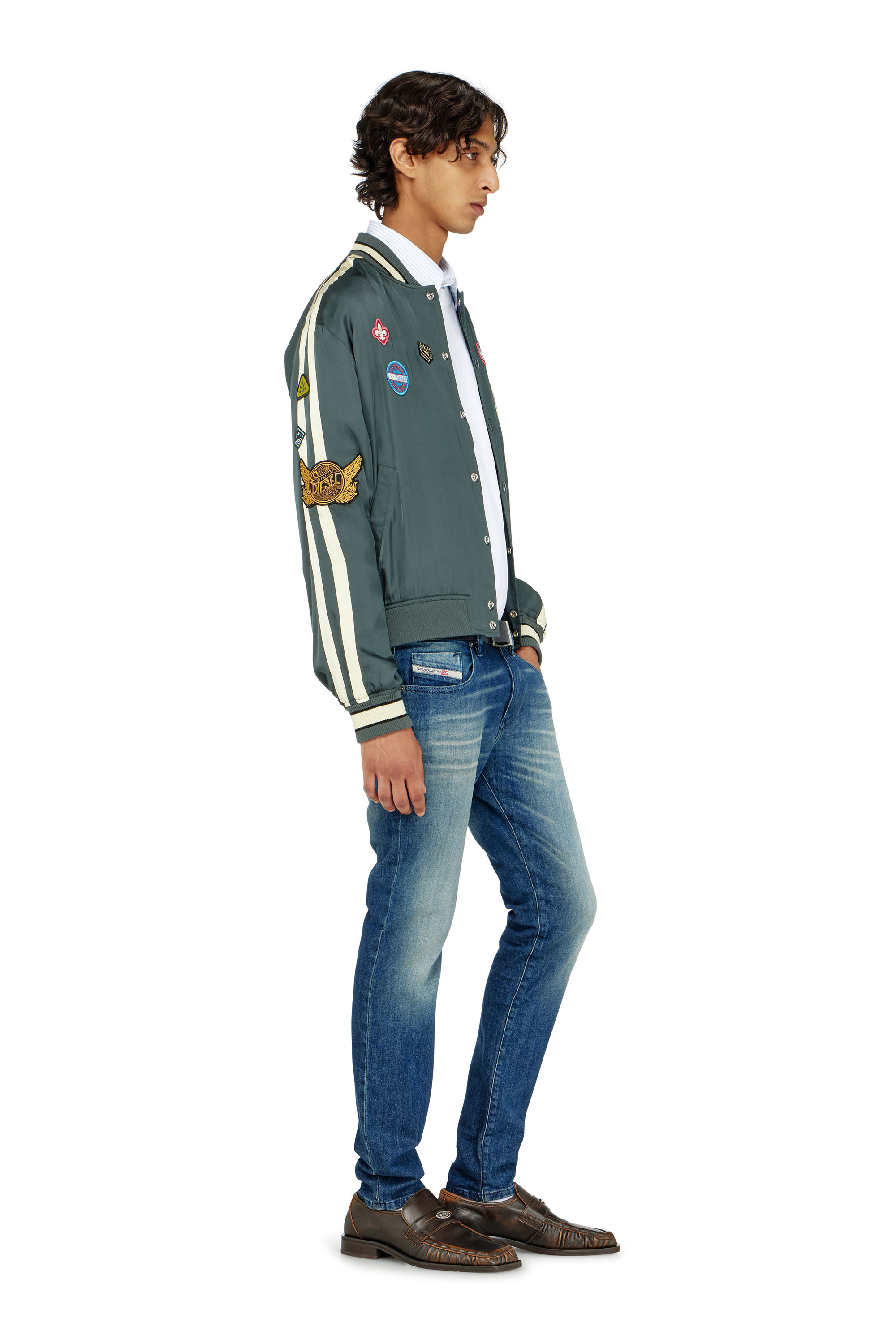 Diesel - Man's Slim Jeans 2019 D-Strukt 0KBBR, Dark Blue - 2