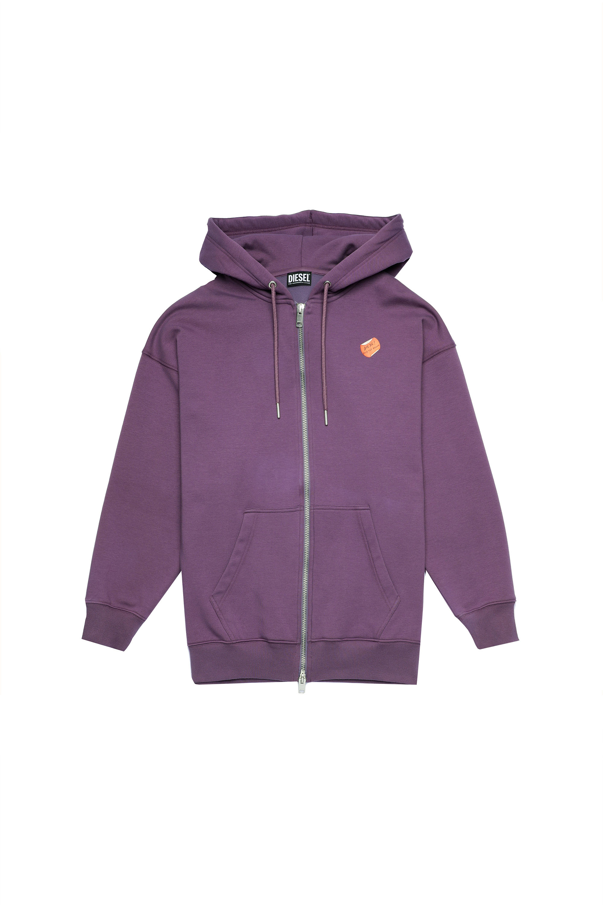 F-GULLY-HOOD-ZIP, Viola Scuro - Felpe