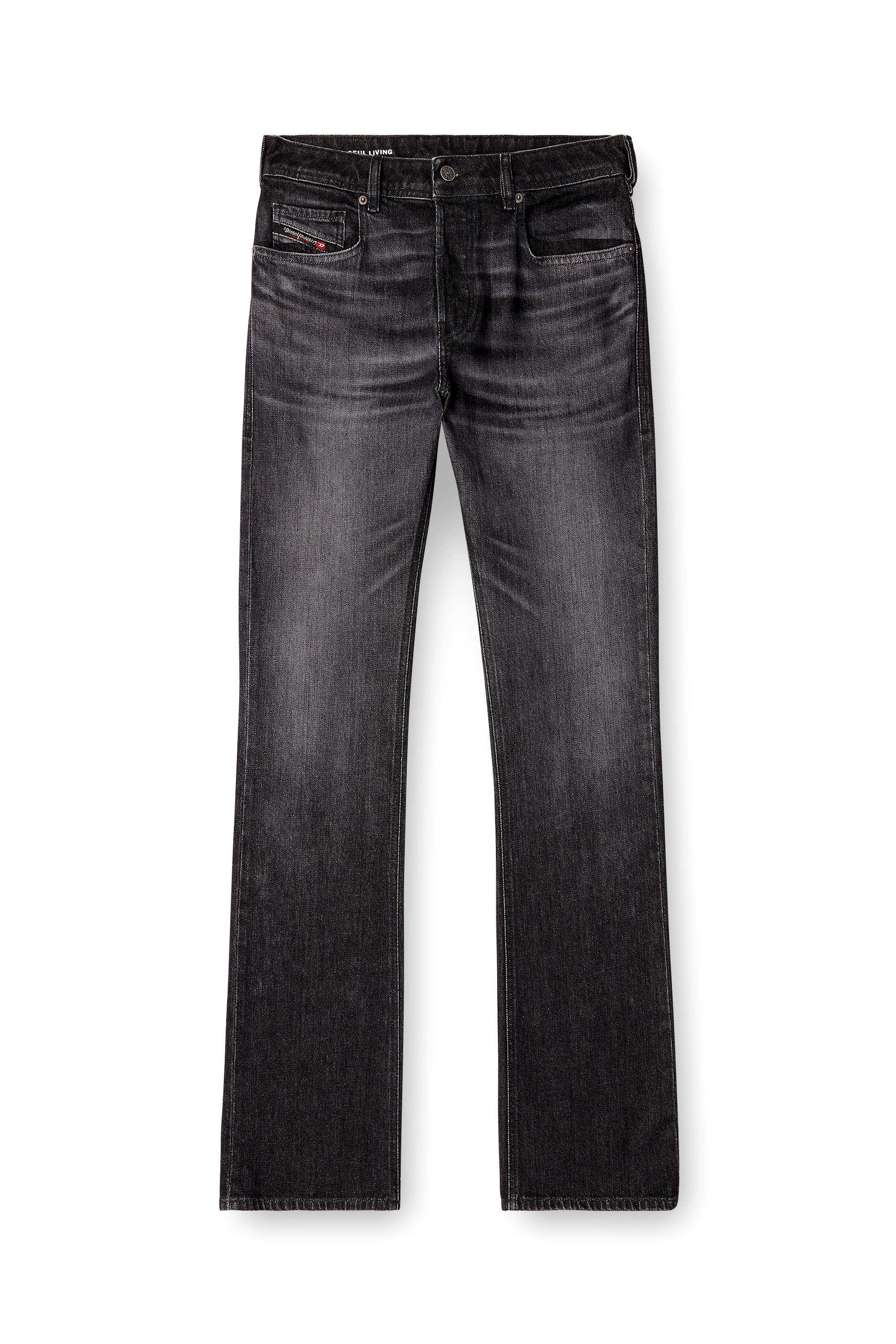 Diesel - Bootcut Jeans 2007 Zatiny 09N48 Uomo, Nero/Grigio scuro - Image 3