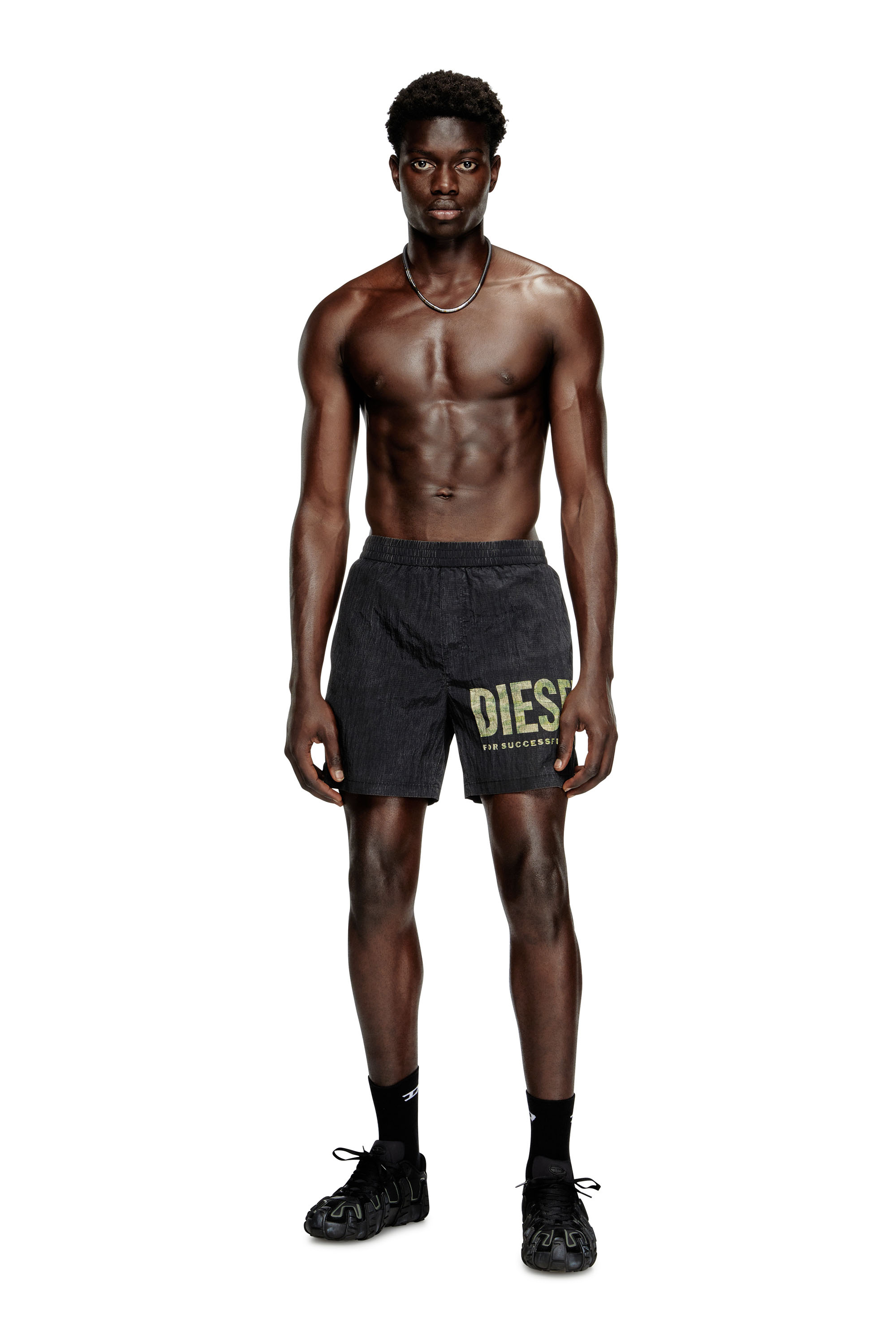 Diesel - RIO-41-UTLT, Pantaloncini da mare in ripstop camouflage Uomo in Multicolor - 1