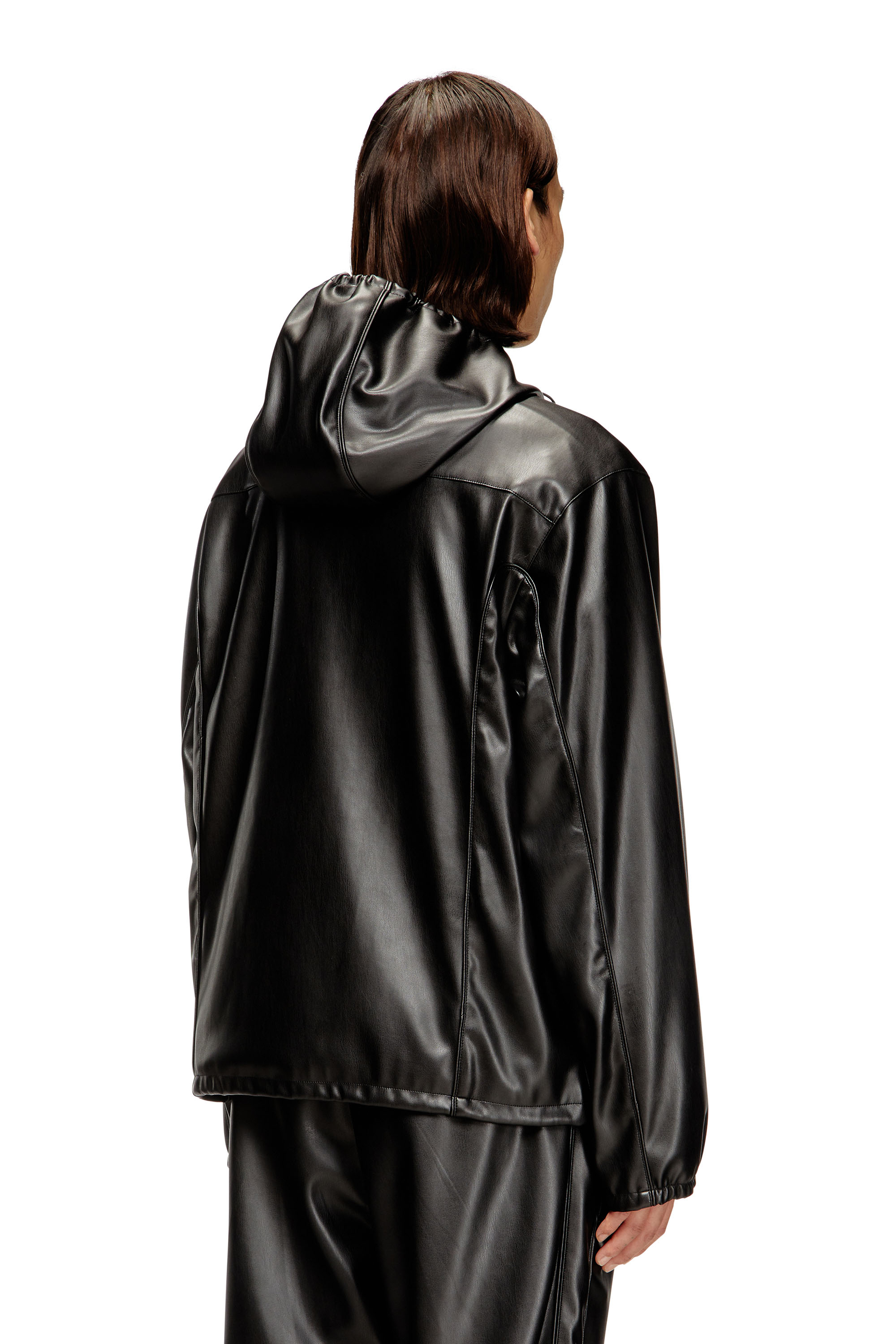 Diesel - J-HIVES-PGBX, Giacca a vento in tessuto coated Uomo in Nero - 4