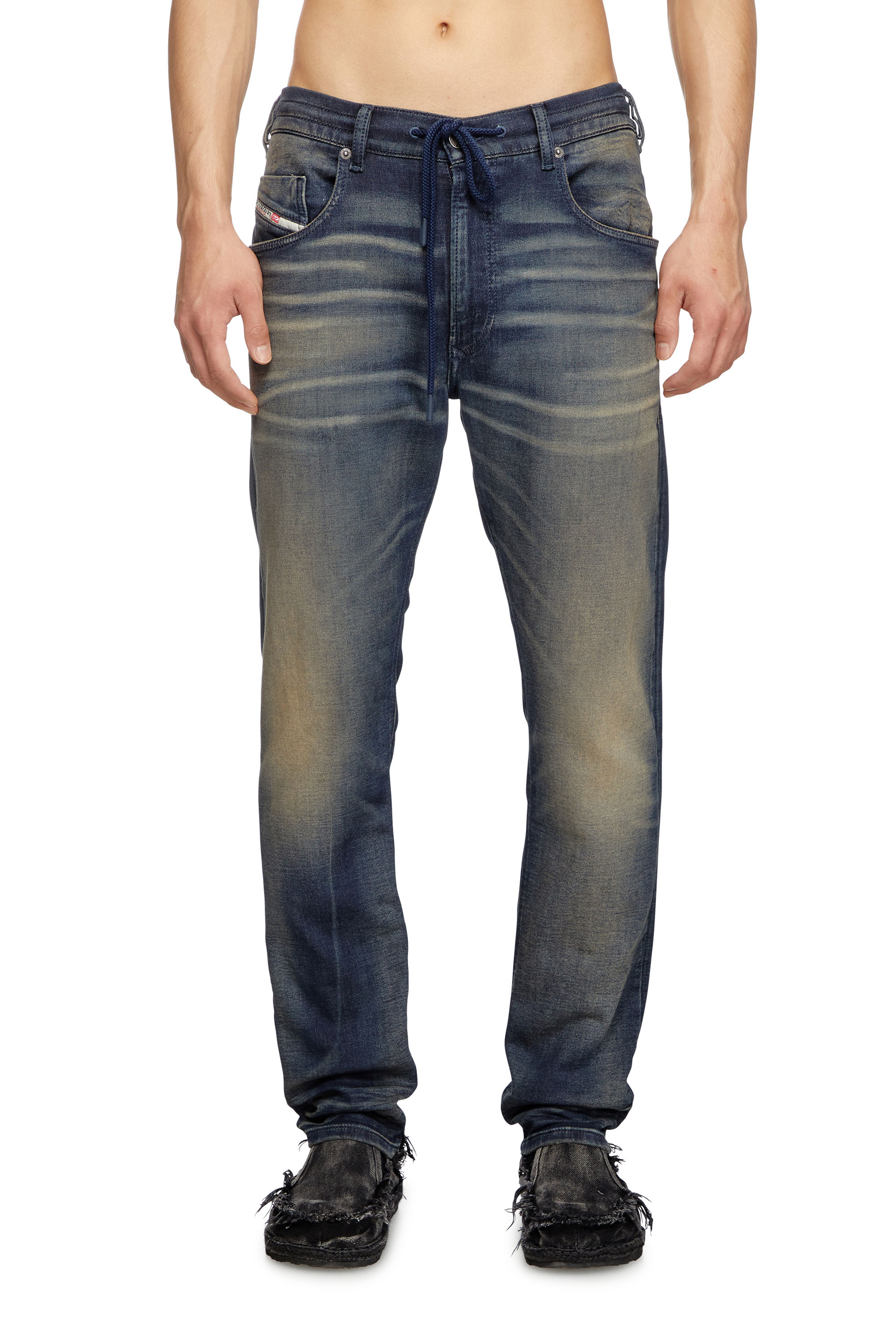 Diesel - Regular 2030 D-Krooley Joggjeans® 068PM Uomo, Blu Scuro - Image 1