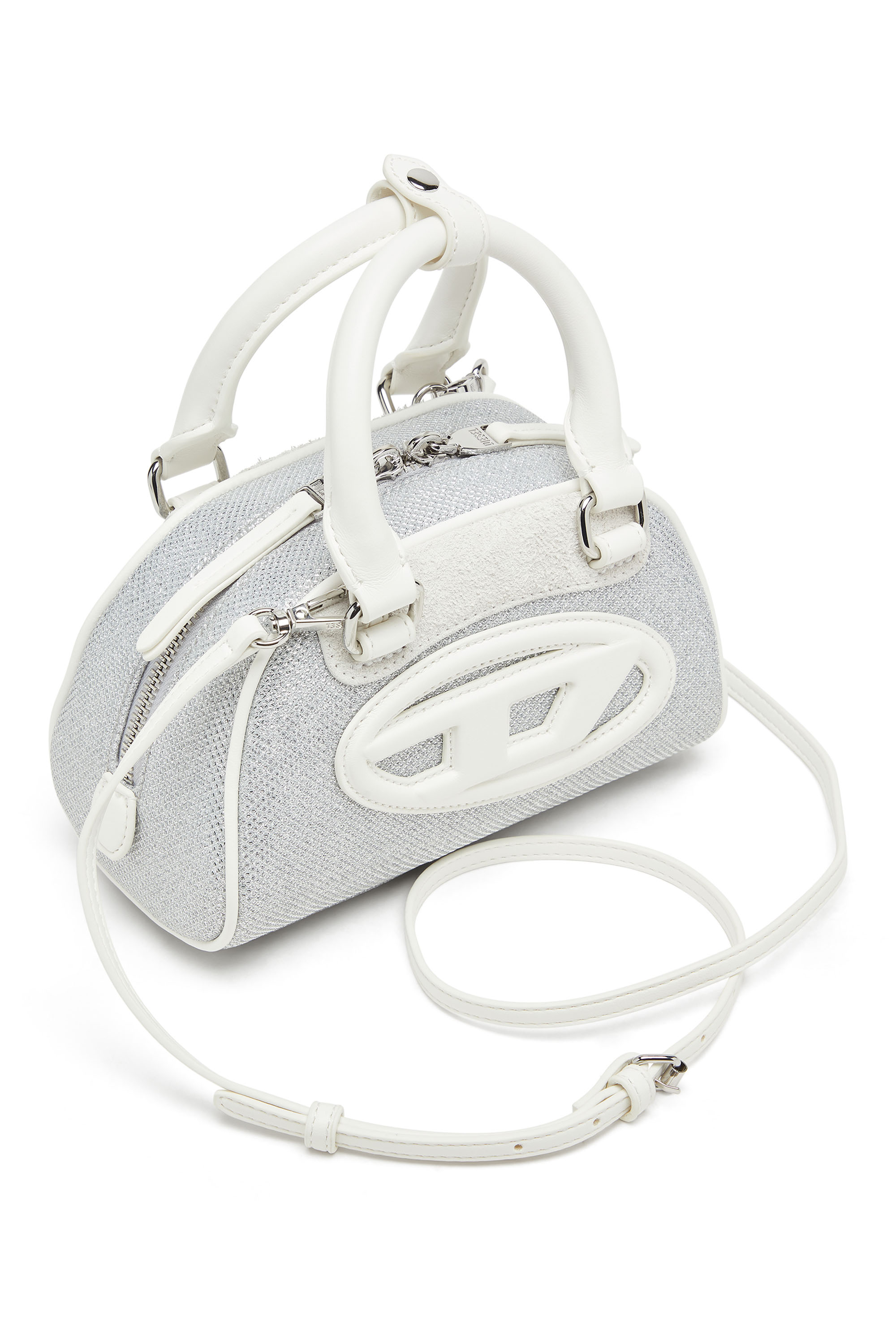 Diesel - 1DR DOME CROSSBODY, 1DR Dome-Borsa bowling mini in tessuto Lurex Donna in ToBeDefined - 5