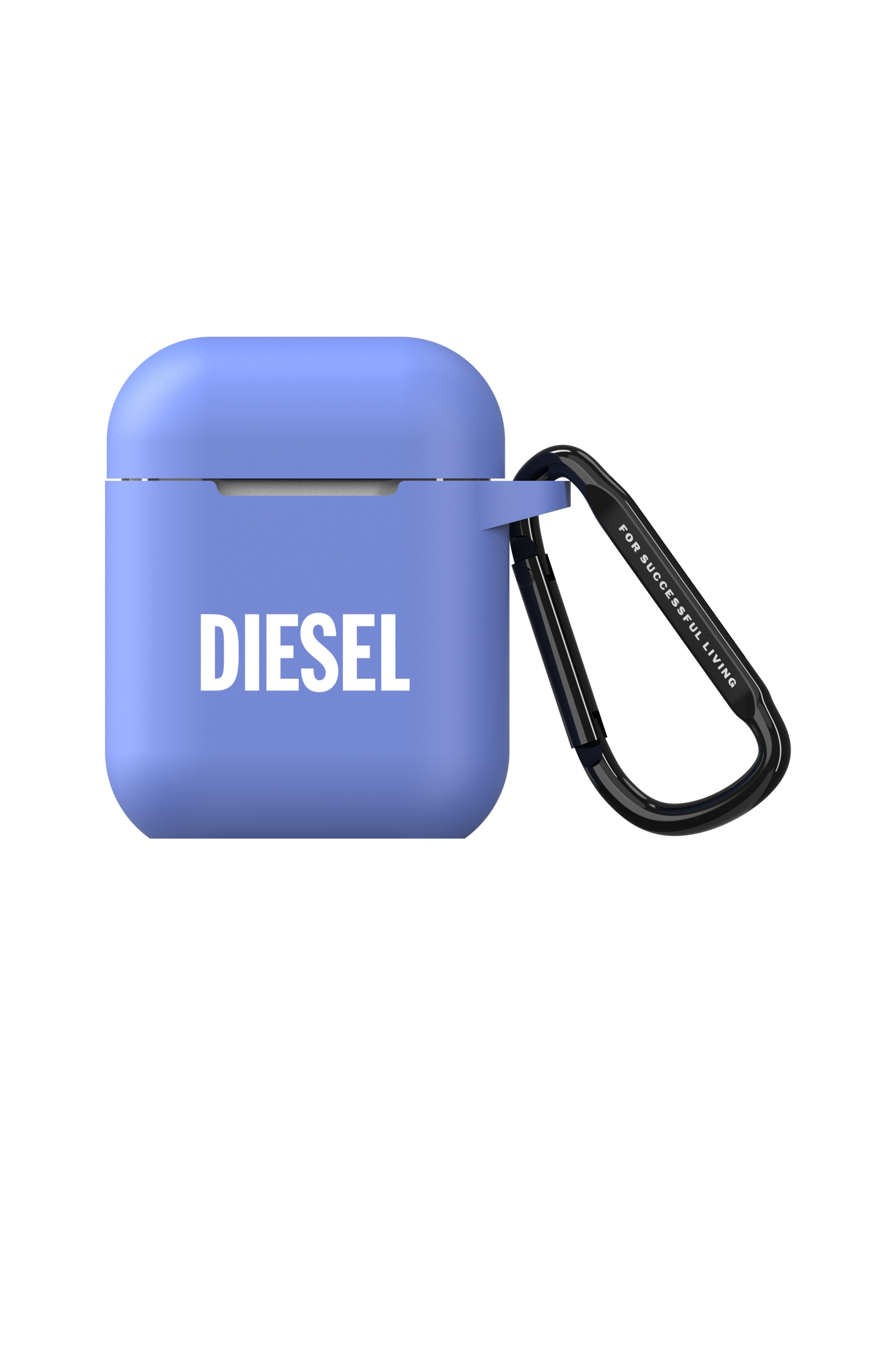 Diesel - 48319 AIRPOD CASE, Cover in silicone per AirPods Unisex in Blu - 1