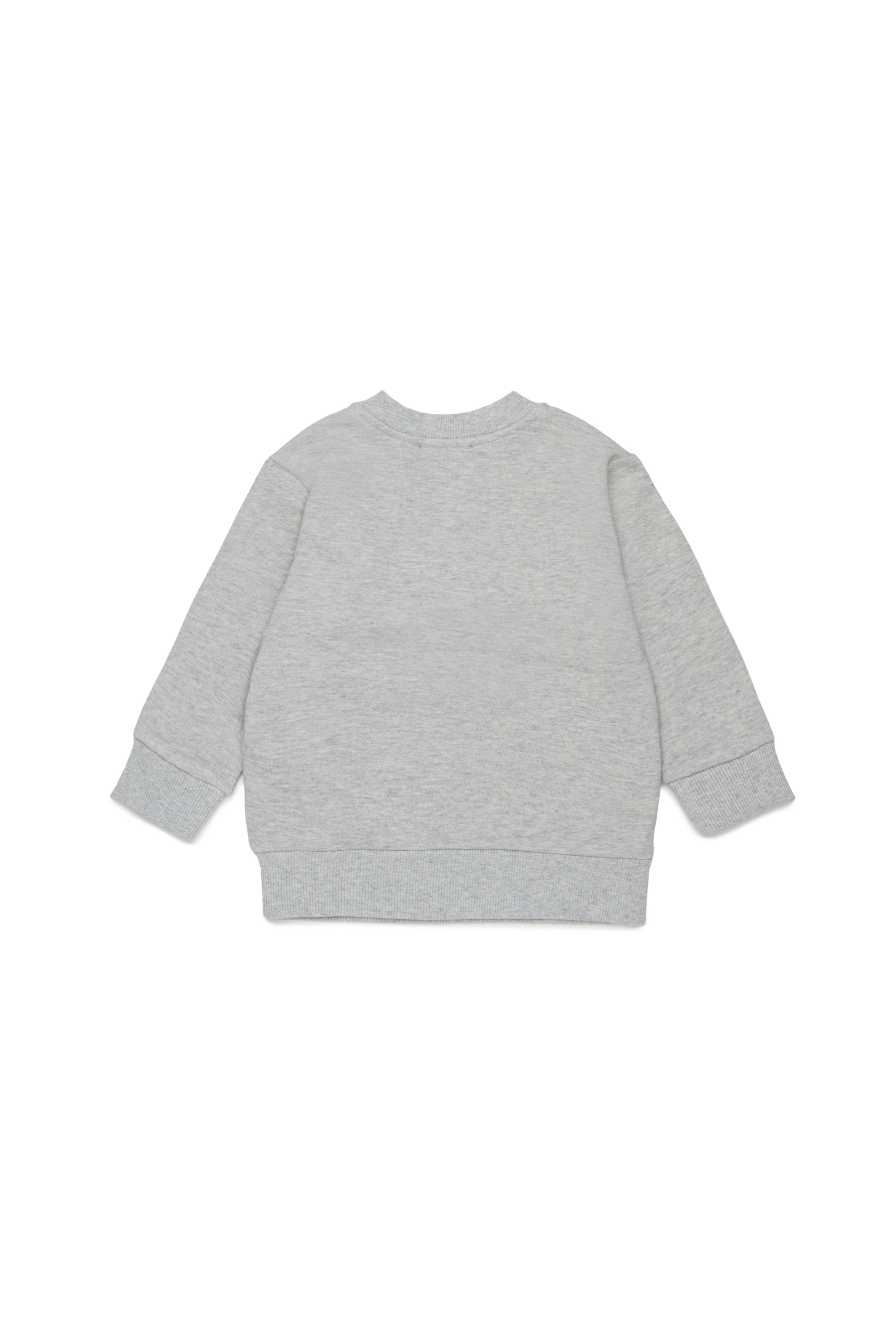 Diesel - SLODIMB, Felpa in cotone con stampa Diesel Industry Uomo in Grigio - 2