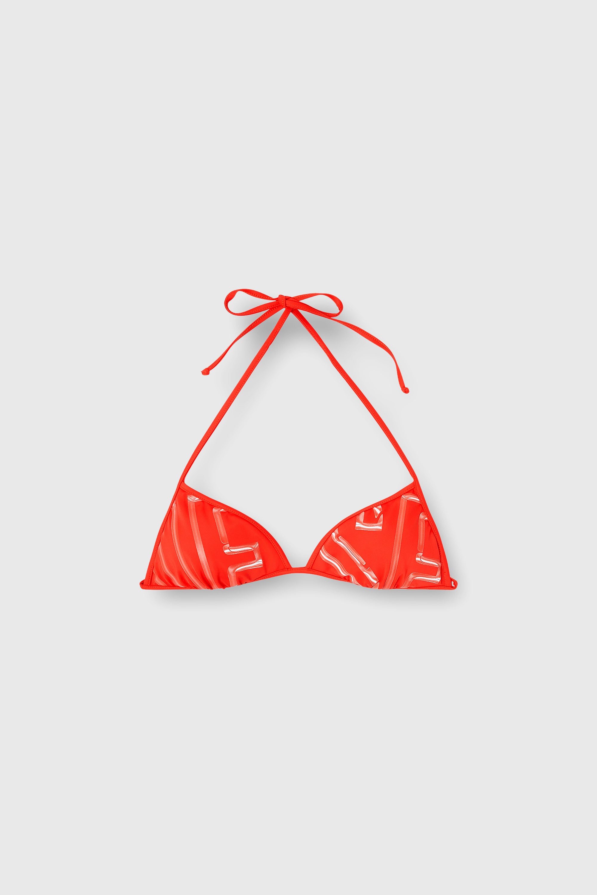 Diesel - KATE-D-CORE, Woman's Bikini top with graphic print in Red - 2