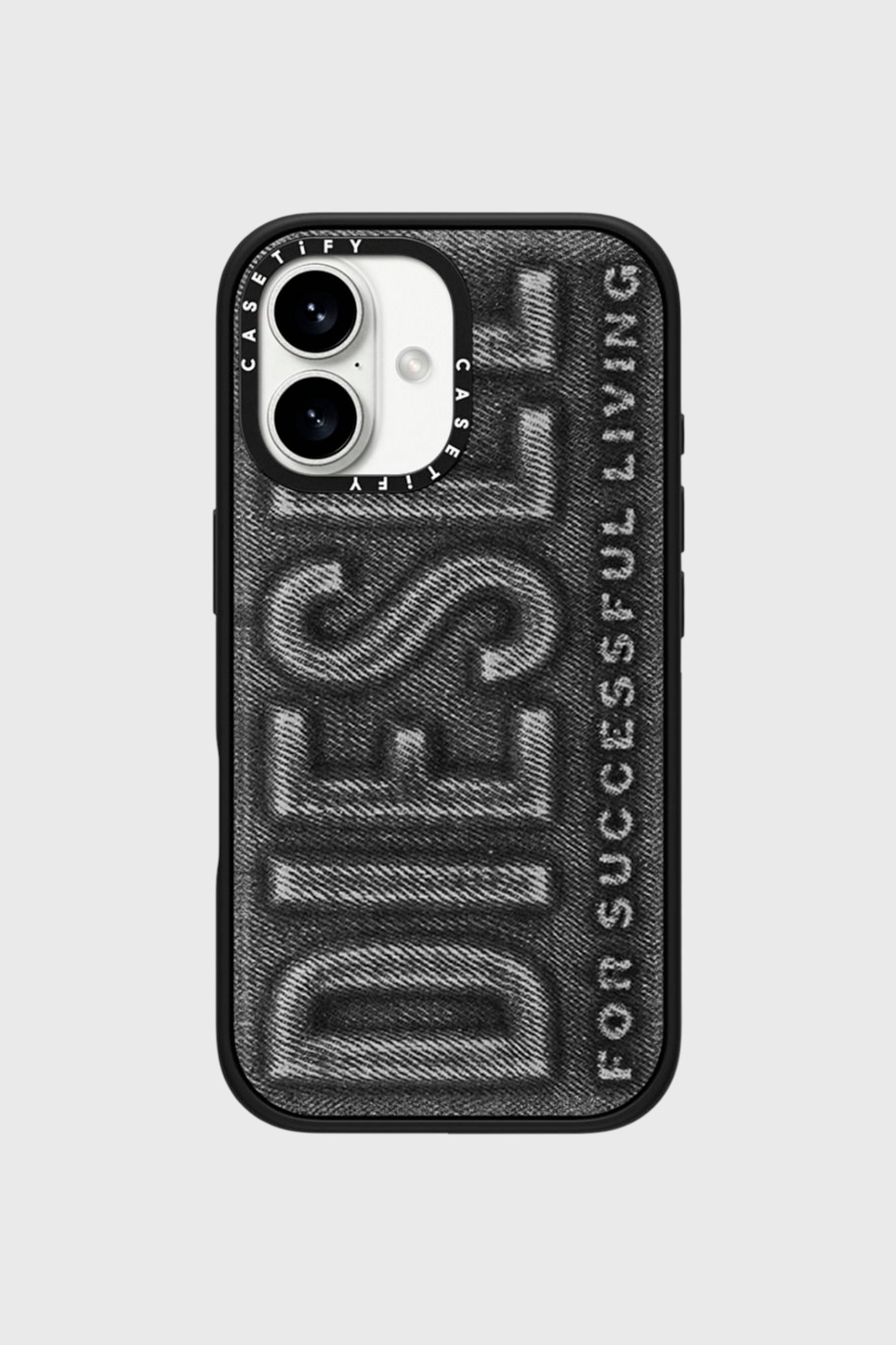Diesel - 60562 MOULDED CASE, Custodia Biscotto impact per iPhone 16 Unisex in Nero - 1