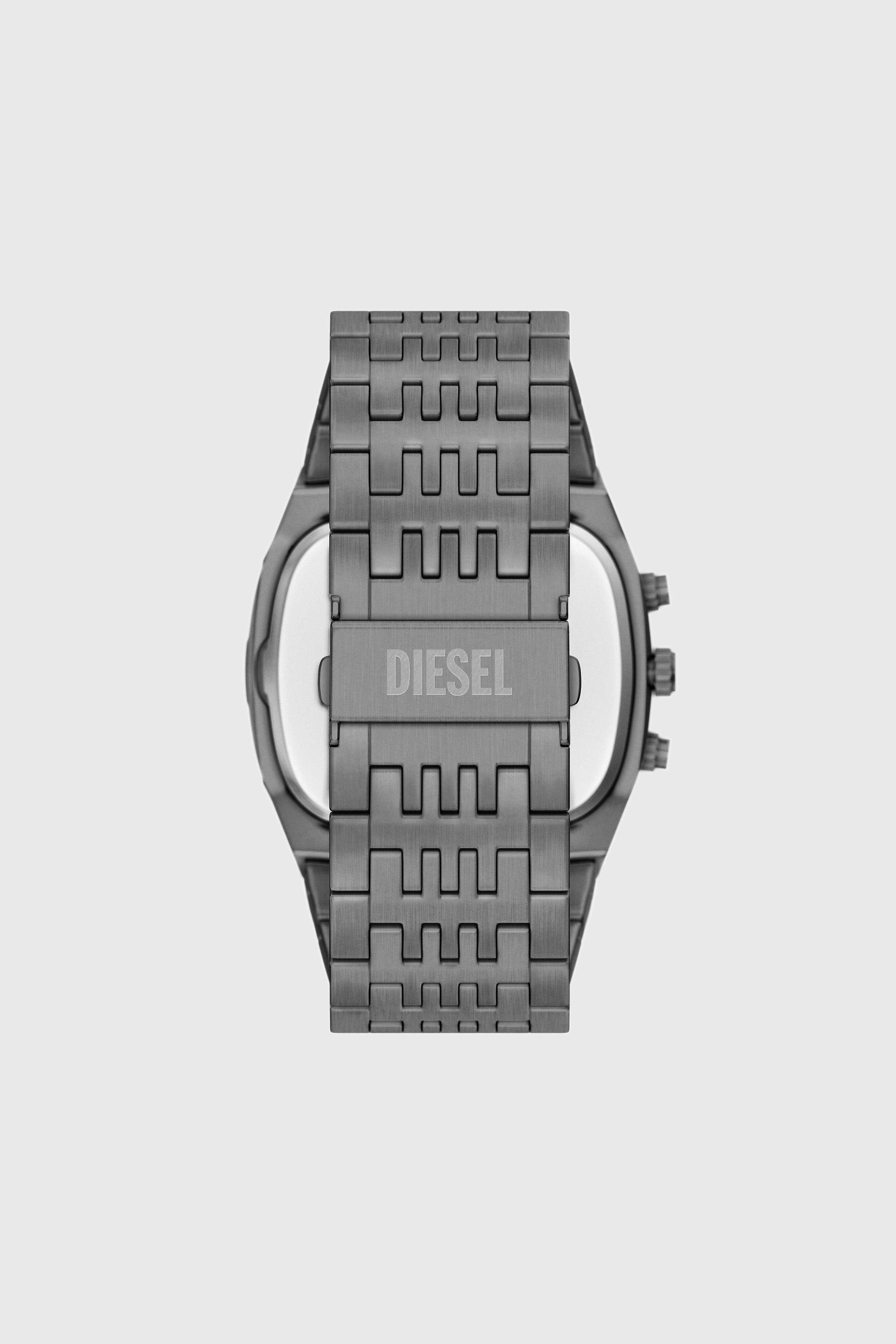 Diesel - DZ4717 WATCH, Orologio Spiked Cushio in acciaio inox gunmetal Uomo in Grigio - 2