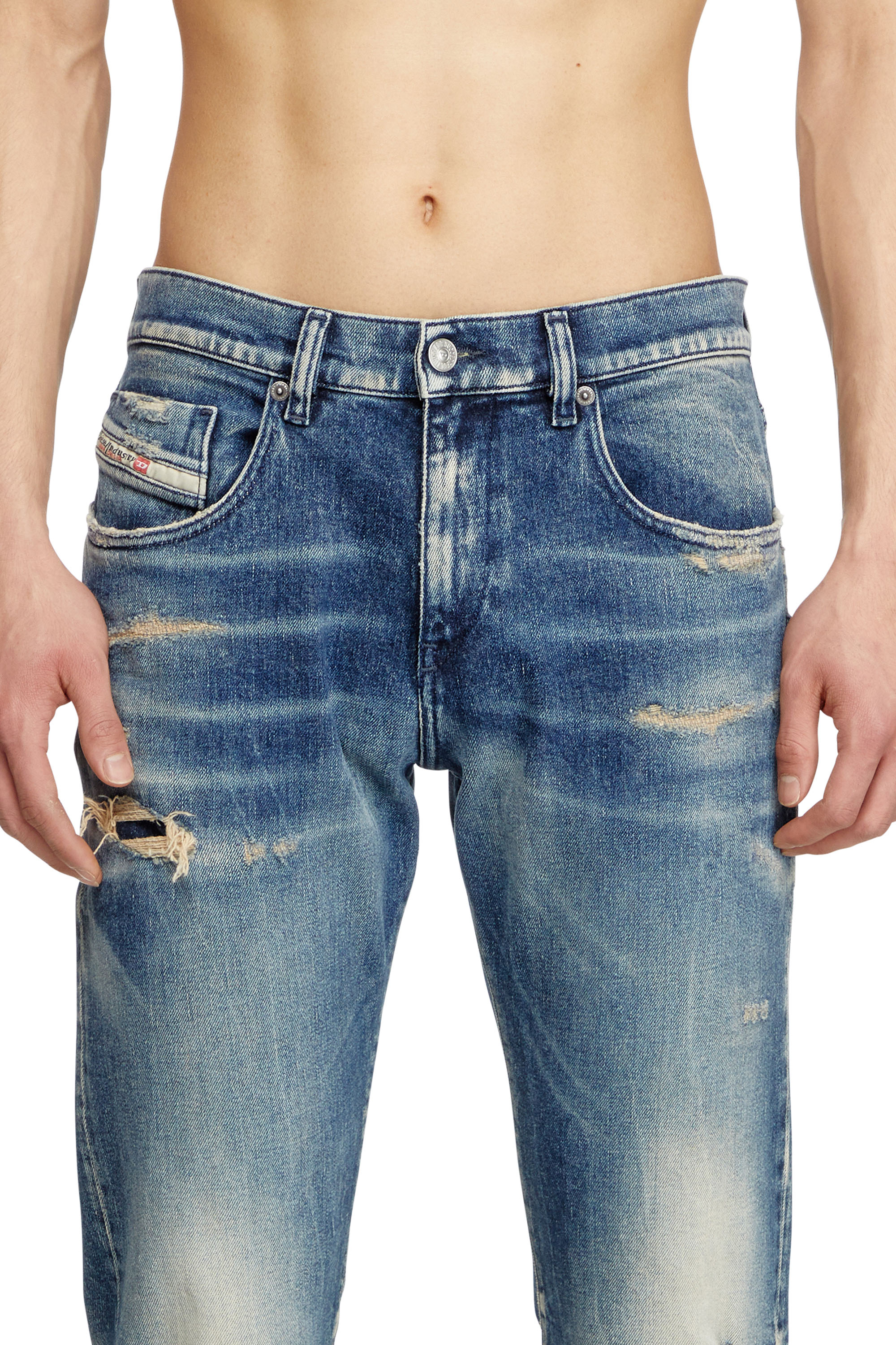 Diesel - Slim Jeans 2019 D-Strukt 007Y6 Uomo, Blu Scuro - Image 4