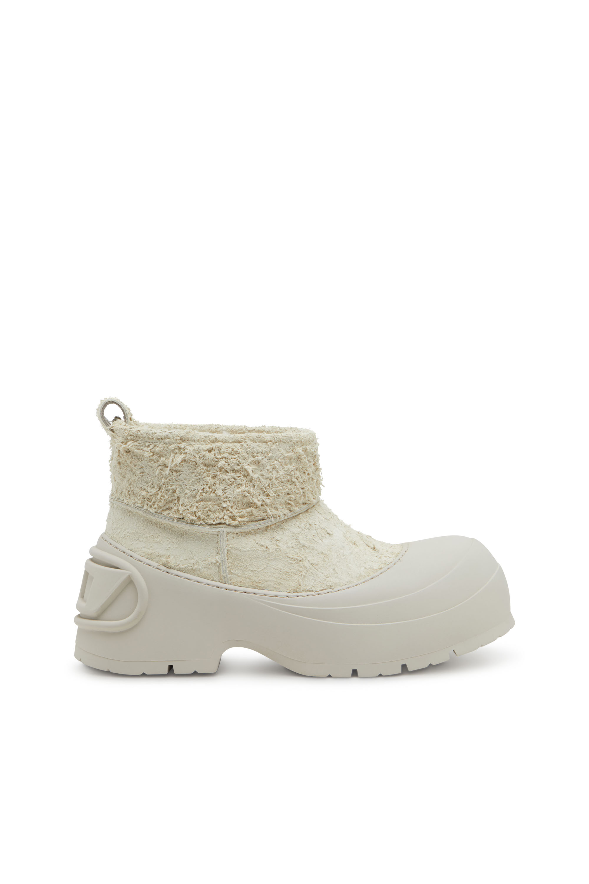 Diesel - D-DONALD MONTONE, Stivaletto chunky con suola carrarmato Uomo in Bianco - 1