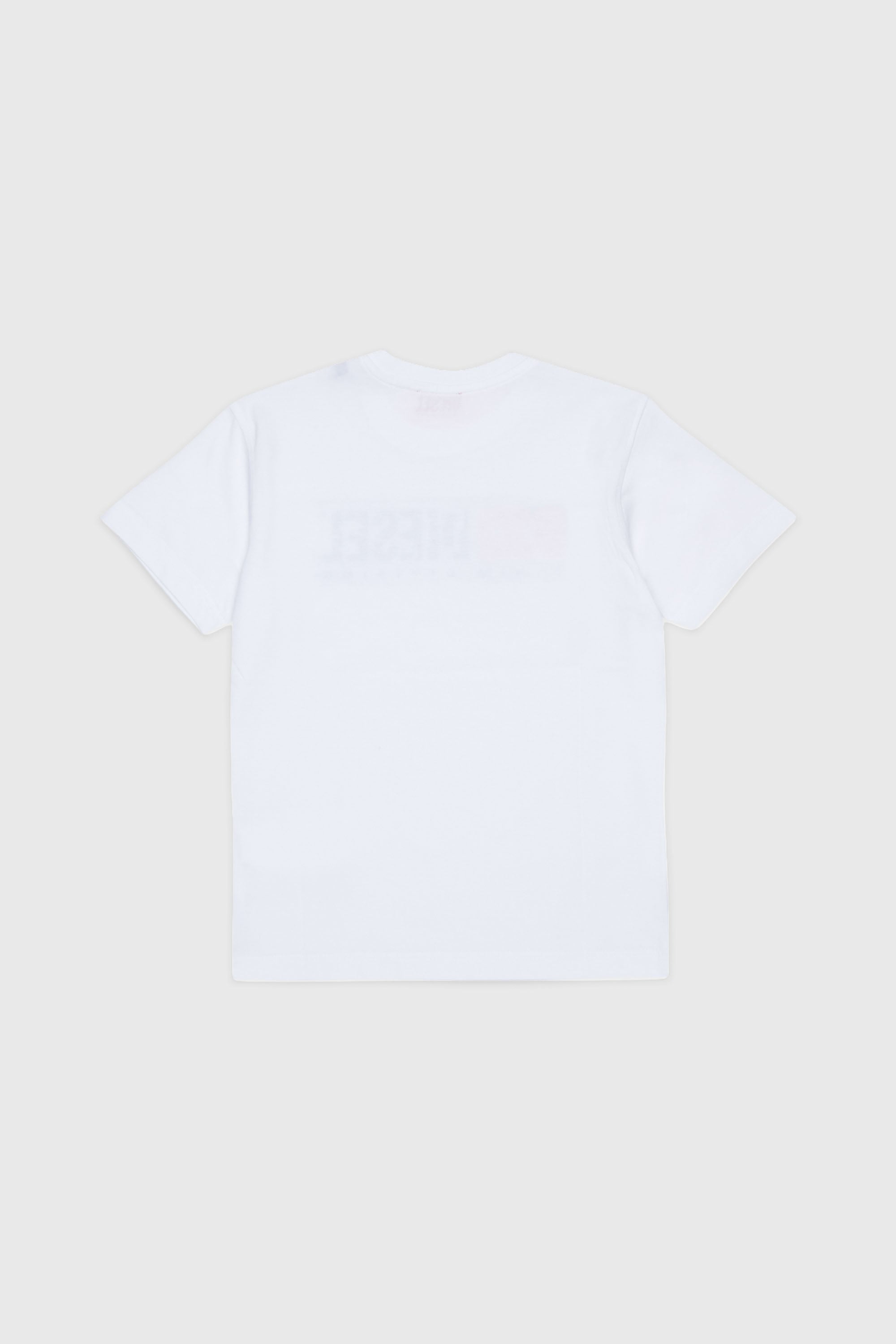 Diesel - TLOMIX, Man's T-shirt with distressed logo print in White - 2