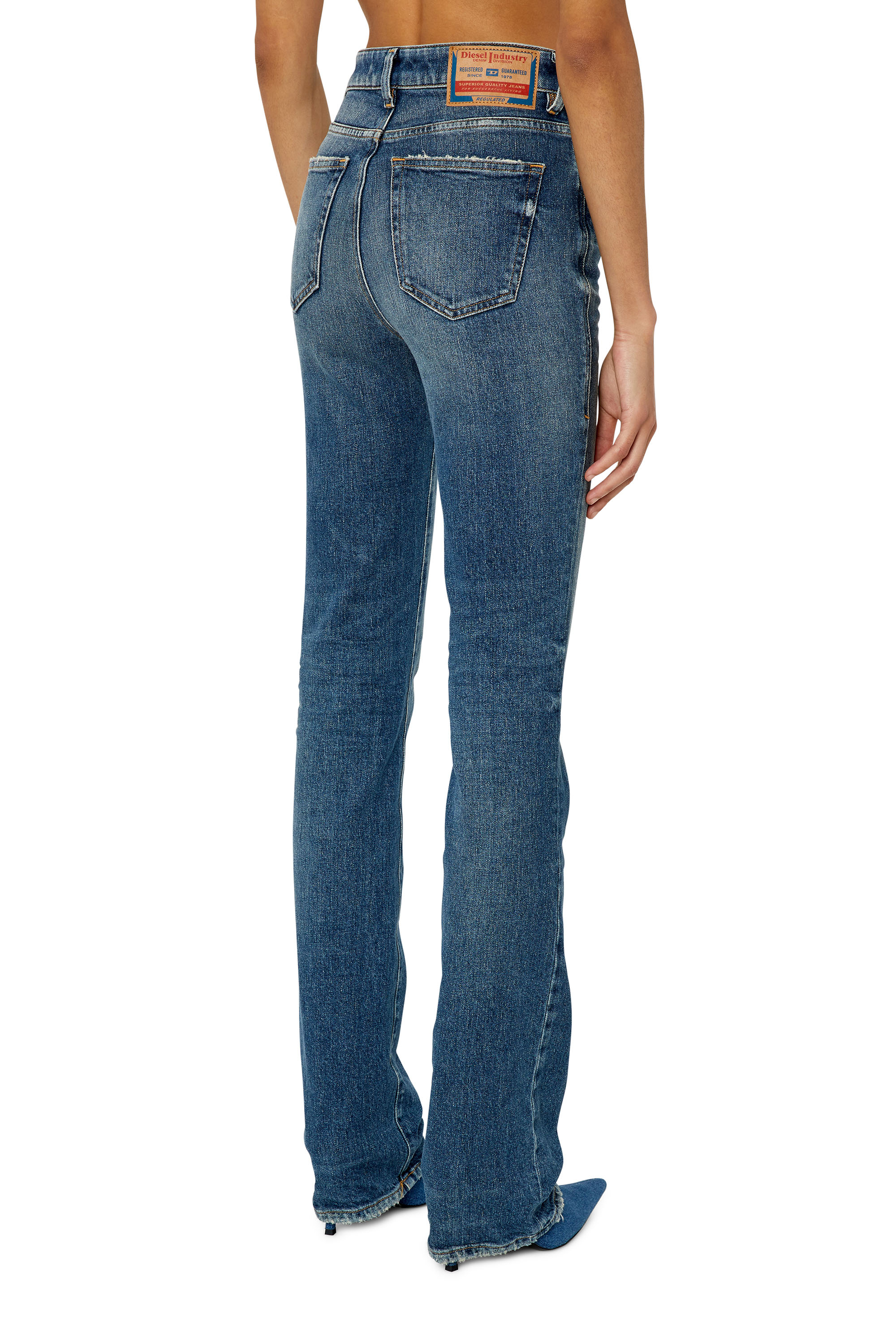 Diesel® 2003 D-escription | Women's Bootcut Jeans: High waist, low