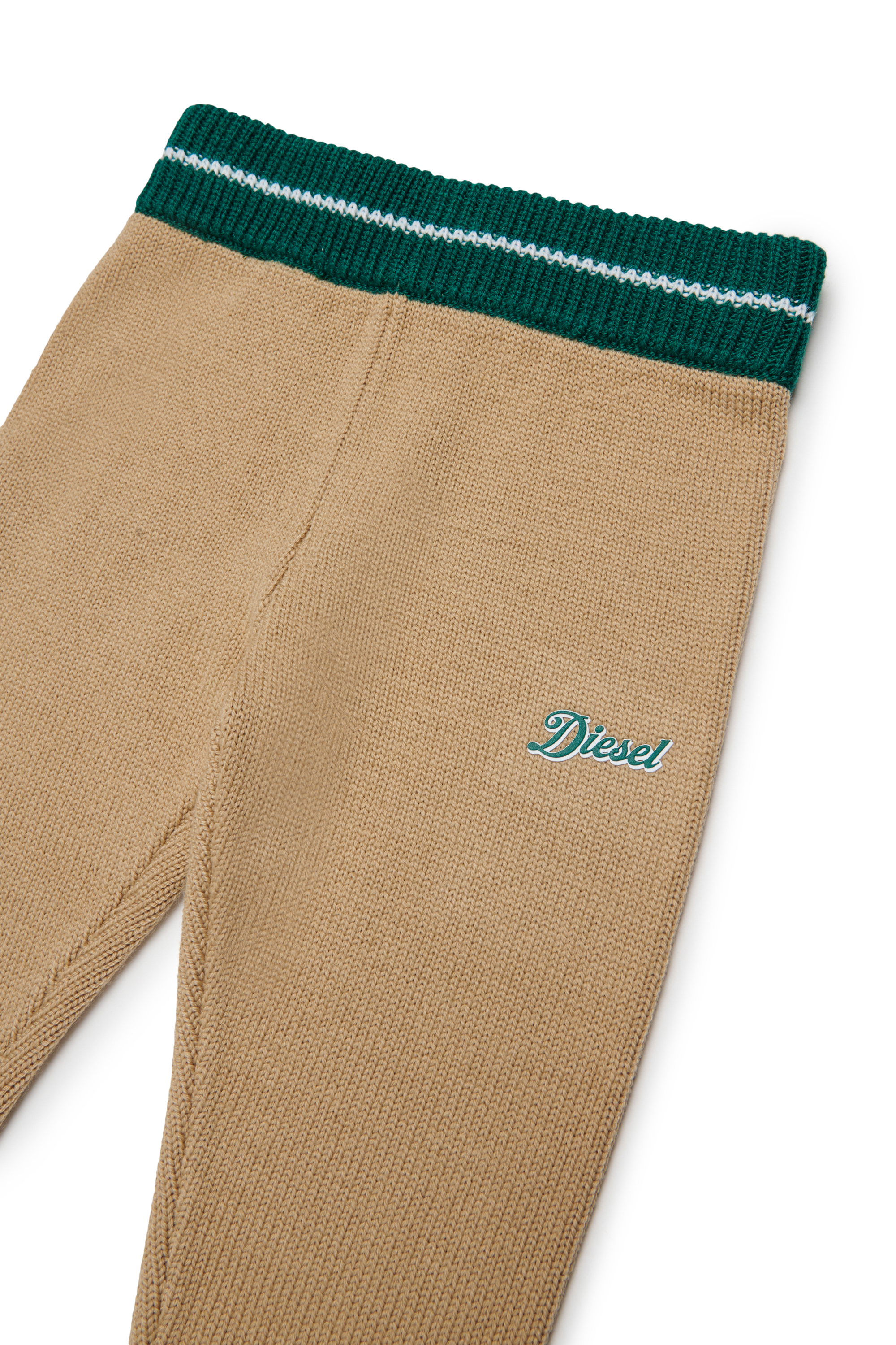 Diesel - PMOB, Pantaloni in misto lana a maglia Unisex in Marrone - 3