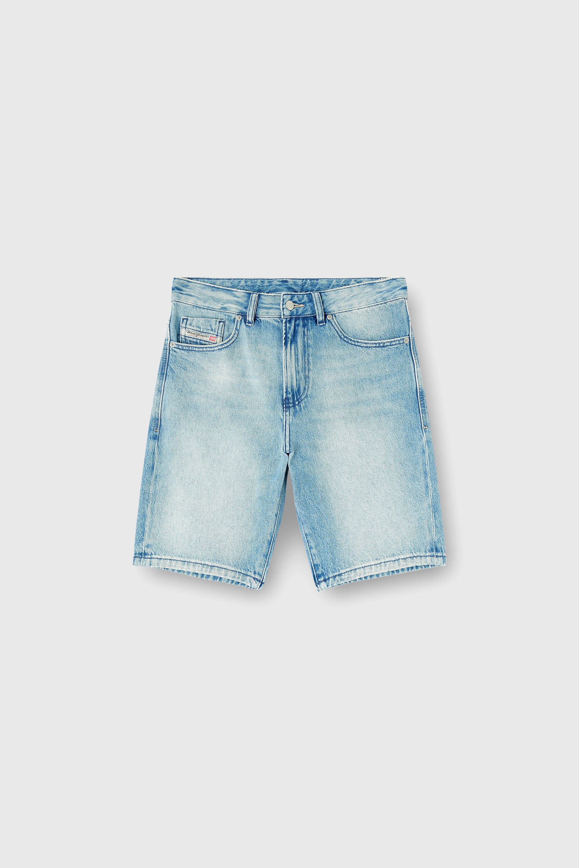 Diesel - D-FIN, Shorts in denim slim con cotone biologico Uomo in Blu - 2