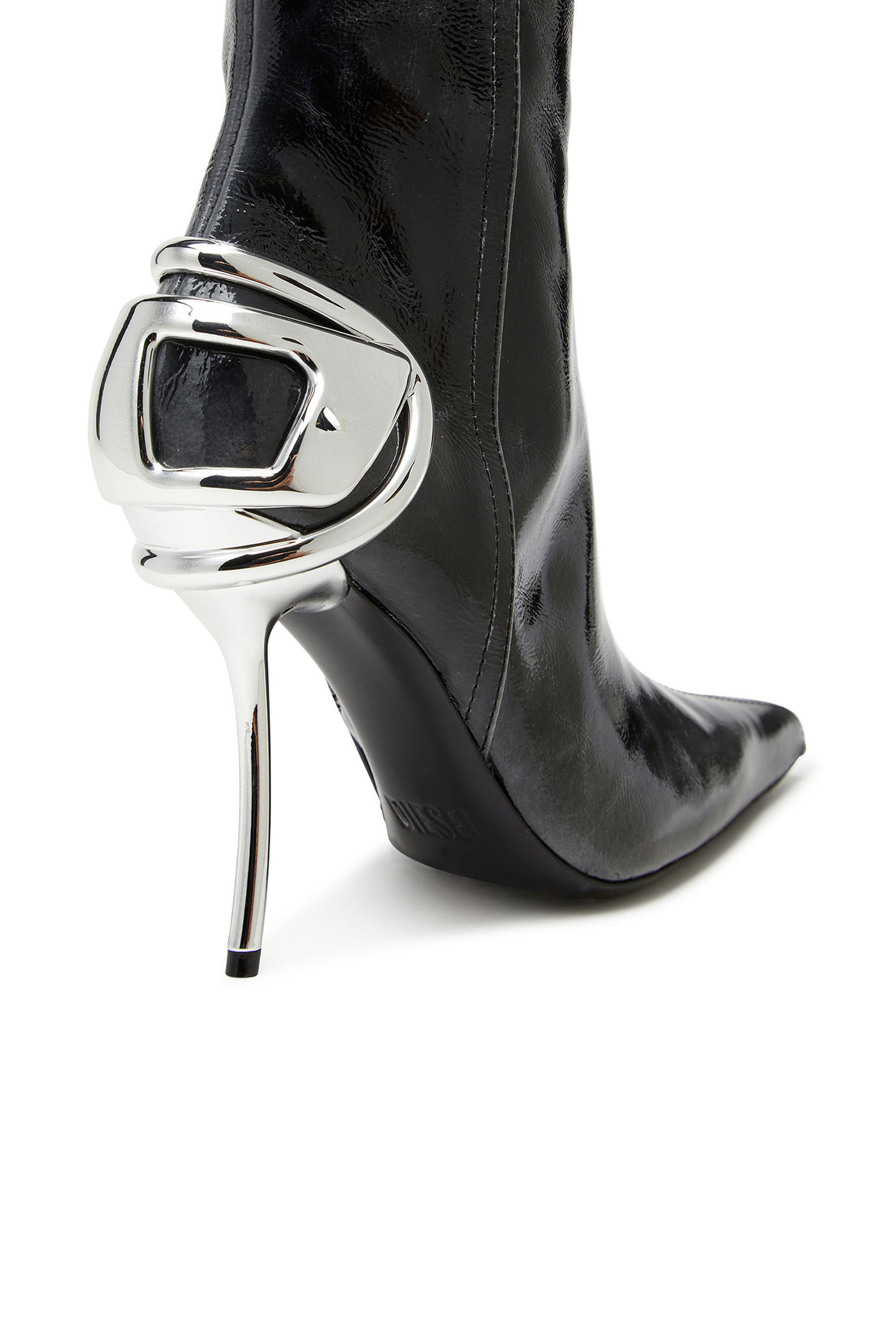 Diesel - D-TEN&HALF HB, D-Ten&Half - Stivali in pelle al ginocchio Donna in Nero - 4