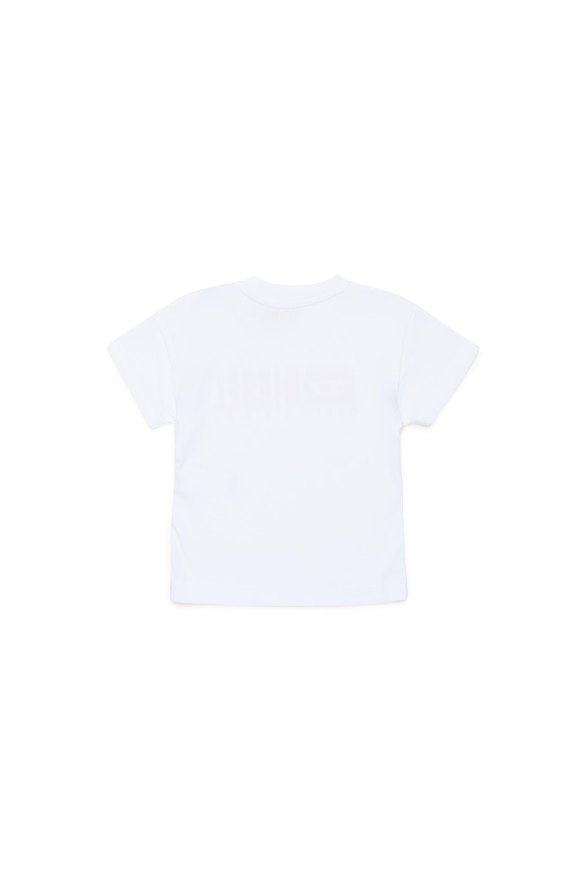 Diesel - TDIEGORL6MAB, Unisex T-shirt con logo sbavato in Bianco - Image 2