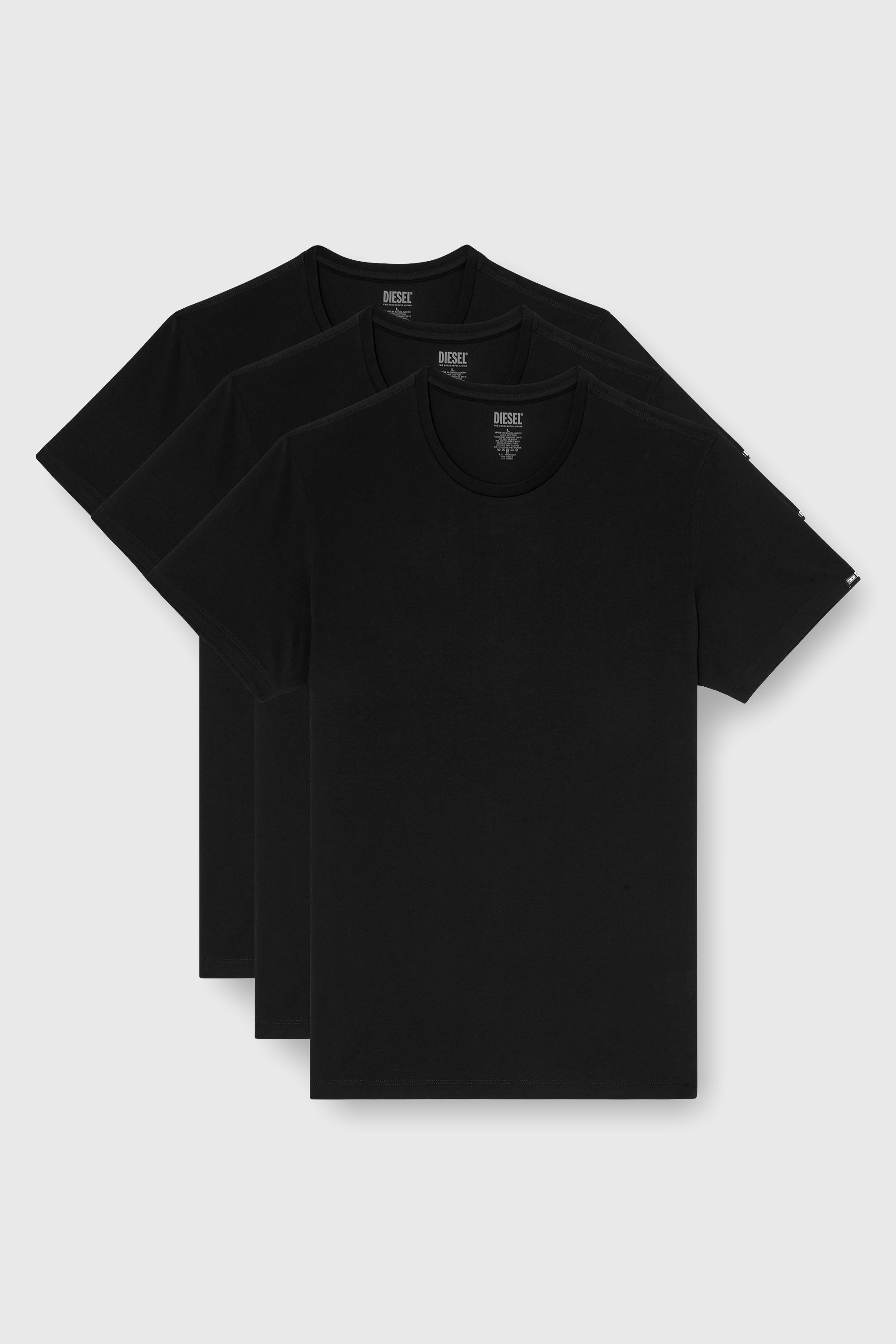 Diesel - RANDAL-D-CORE-3PACK, Set da tre T-shirt in cotone Uomo in Nero - 2
