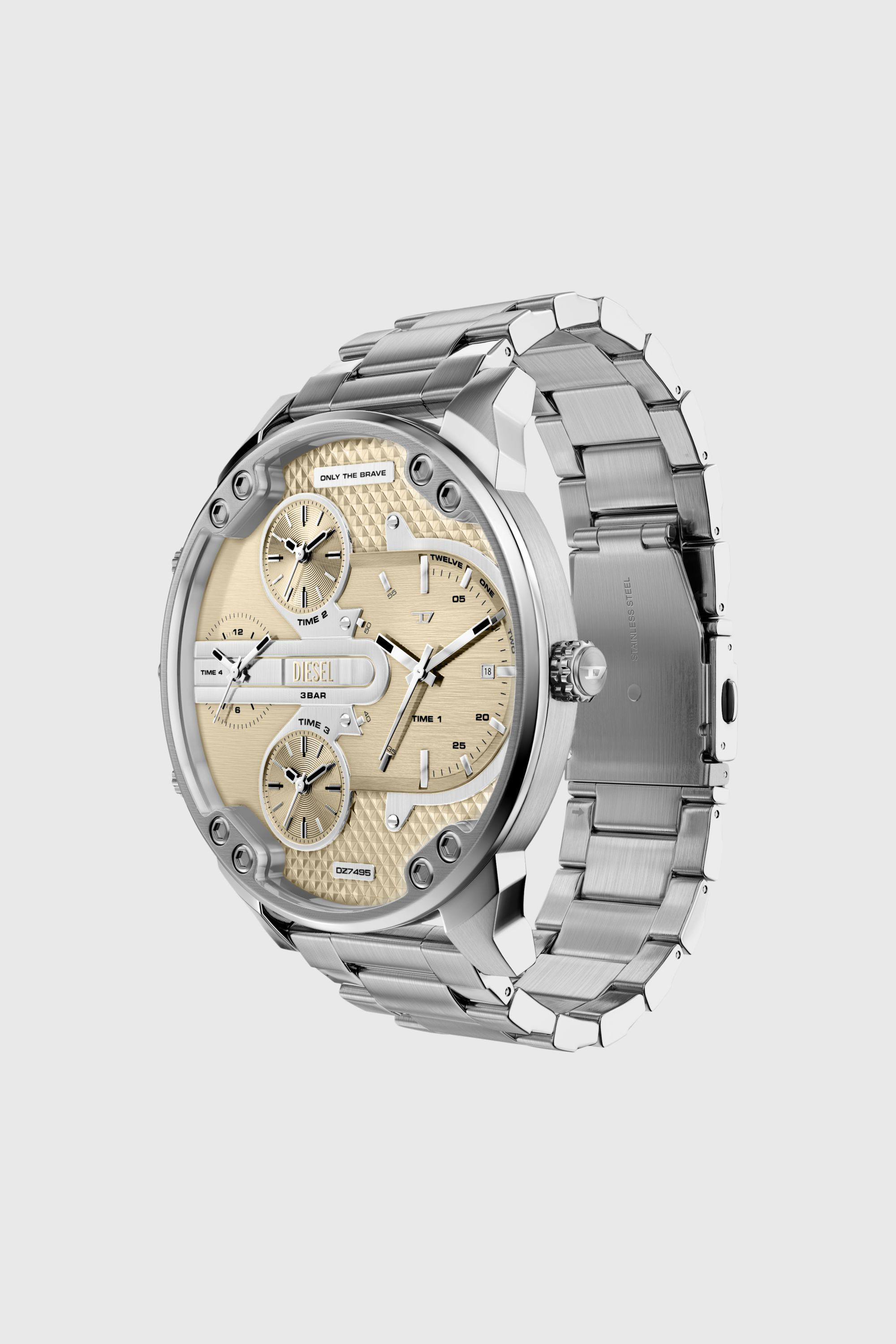 Diesel - DZ7495 WATCH, Orologio Mr. Daddy Slim in Acciaio Inox Uomo in Argento - 2
