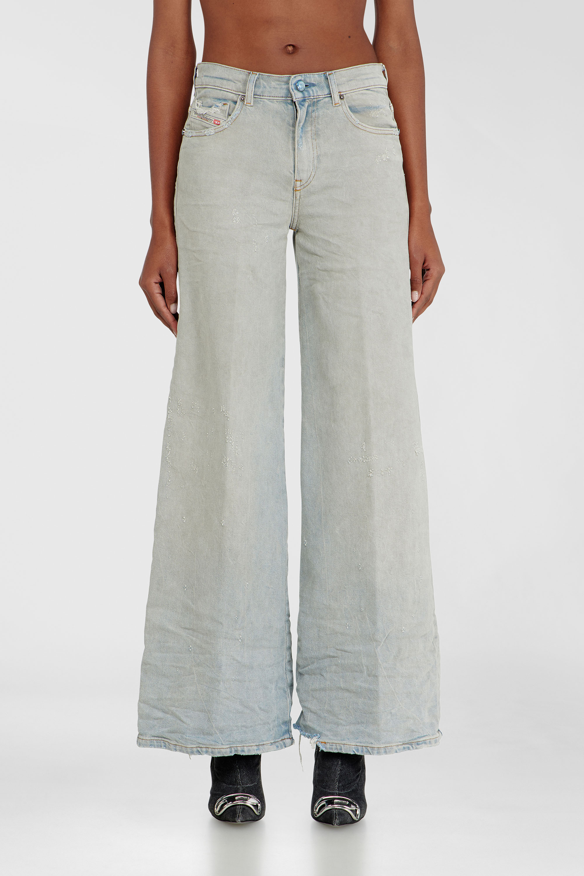 Diesel - Flare Jeans 1978 D-Akemi 09N47 Donna, Blu Chiaro - Image 2