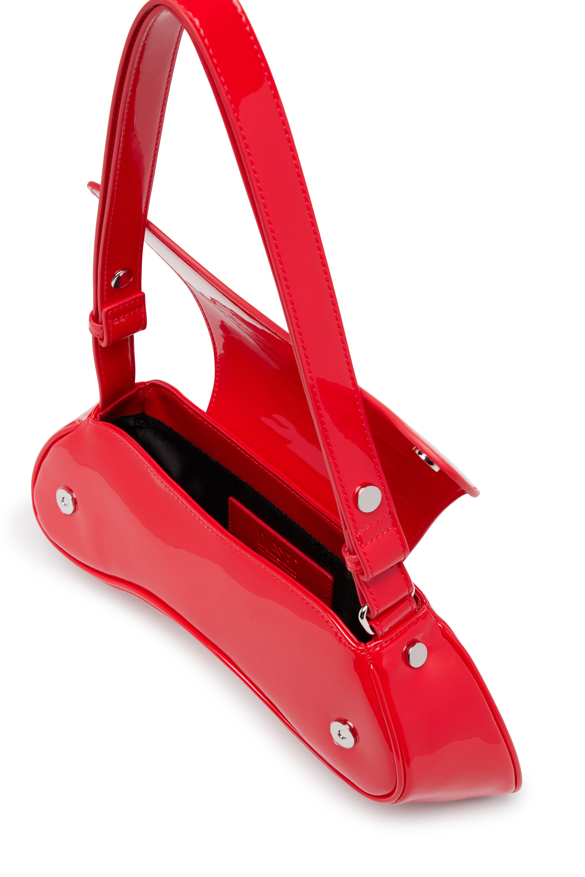 Diesel - PLAY CROSSBODY, Play-Borsa crossbody lucida Donna in Rosso - 3