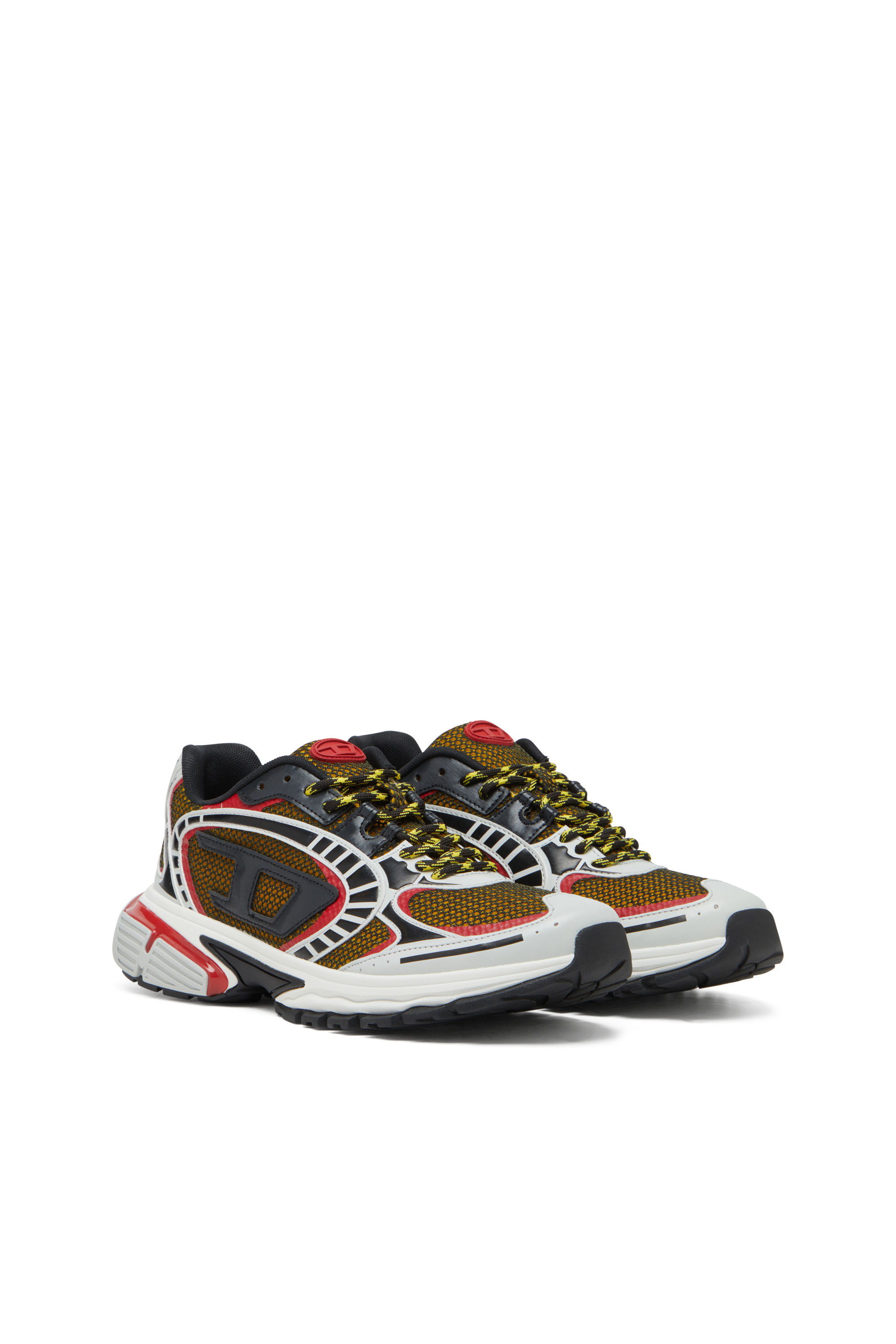 Diesel - S-PRO-V-DENSE LOW, S-Pro-V-Dense-Sneaker in rete con logo Oval D Uomo in Multicolor - 2