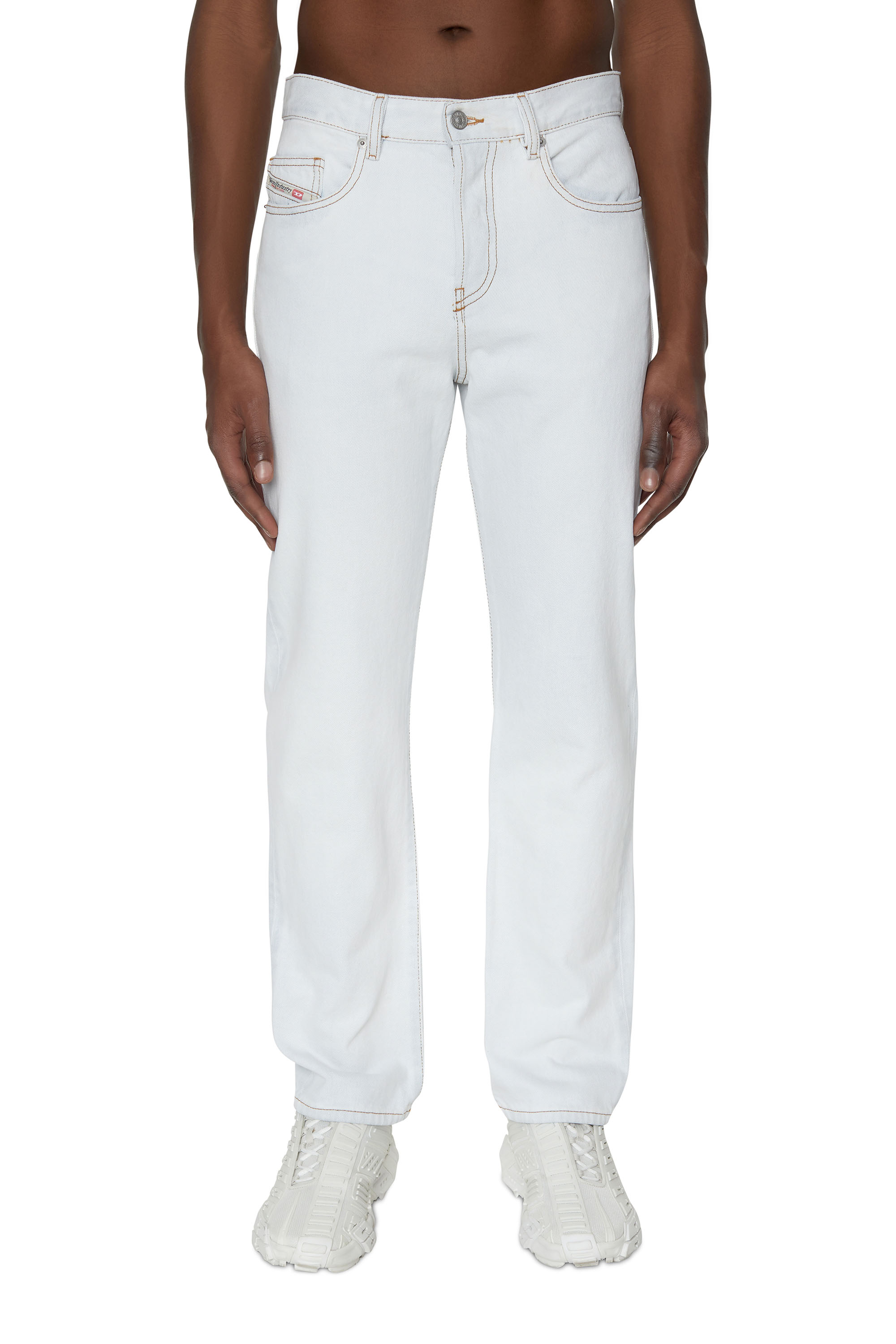 2020 D-VIKER 007H5 Straight Jeans, Bianco - Jeans